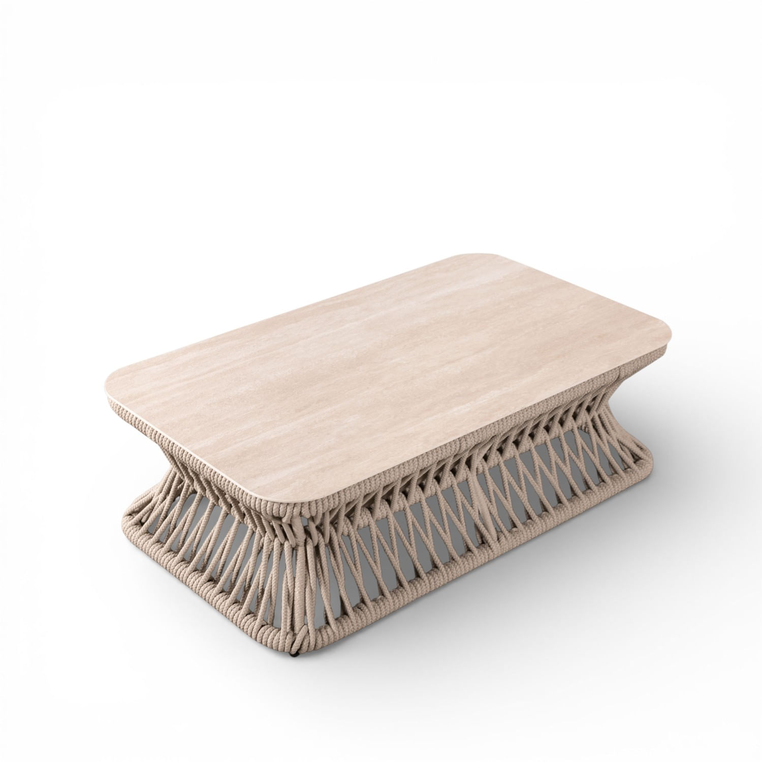 Mesa de centro California top beige 40x123x73 - Imagen 3