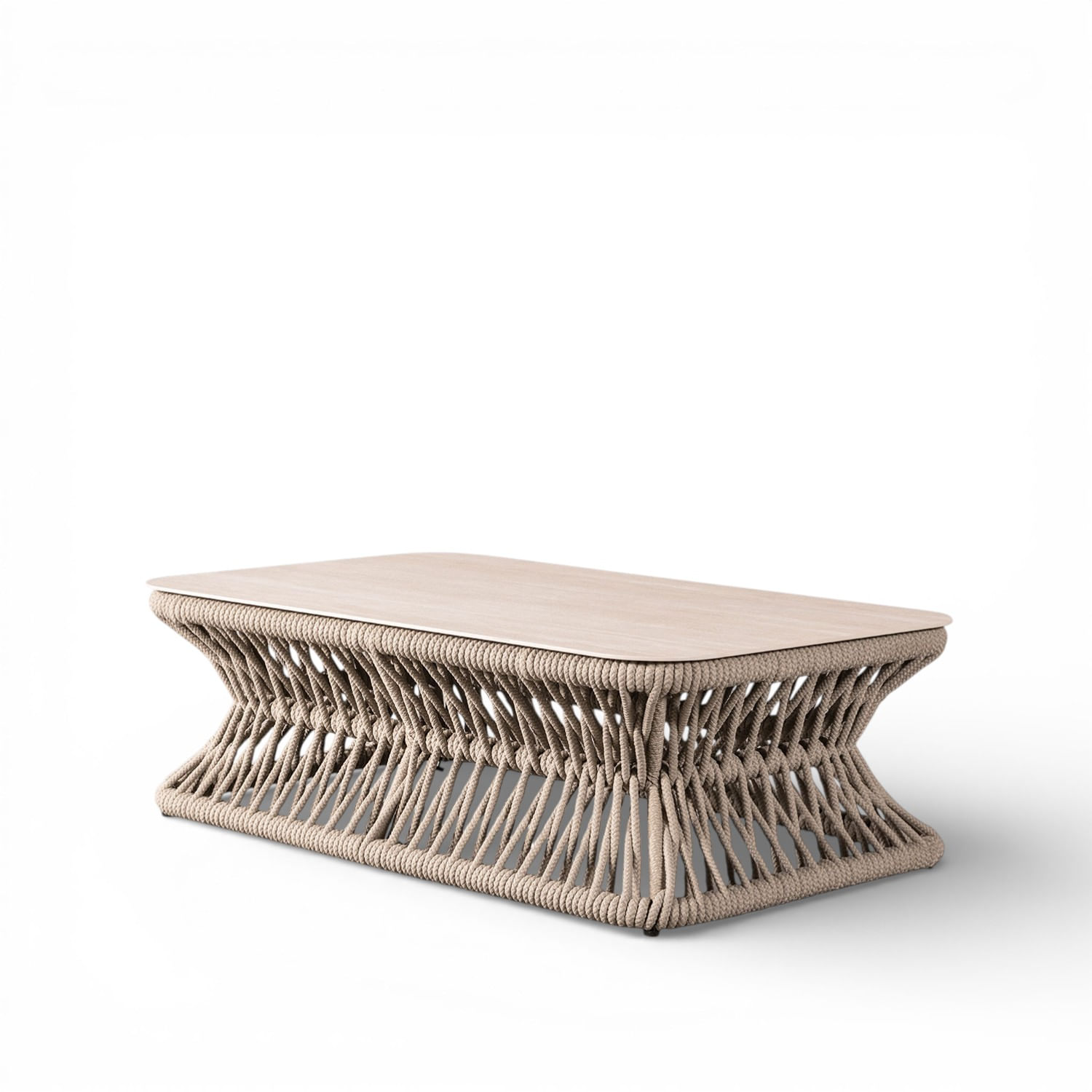 Mesa de centro California top beige 40x123x73 - Imagen 2