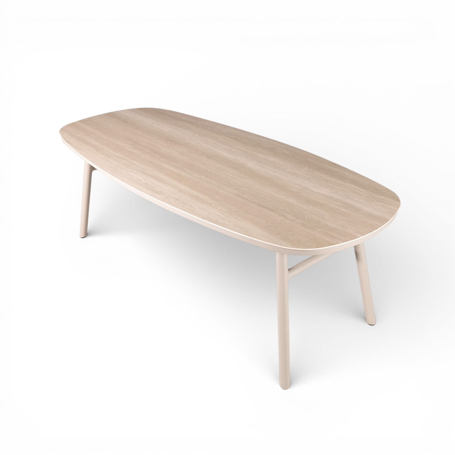 Mesa de comedor Belleny beige 75x220x97 - Imagen 3