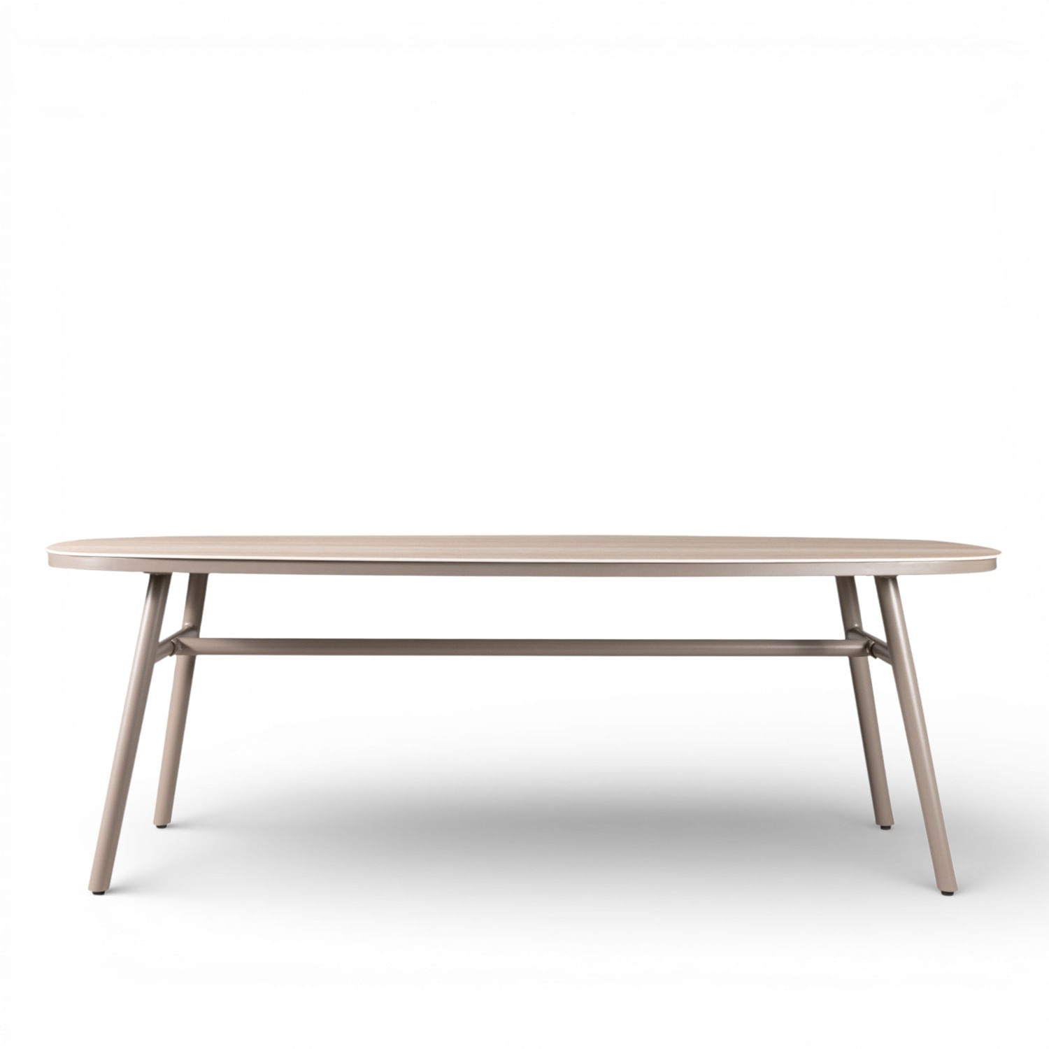 Mesa de comedor Belleny taupe 75x220x97