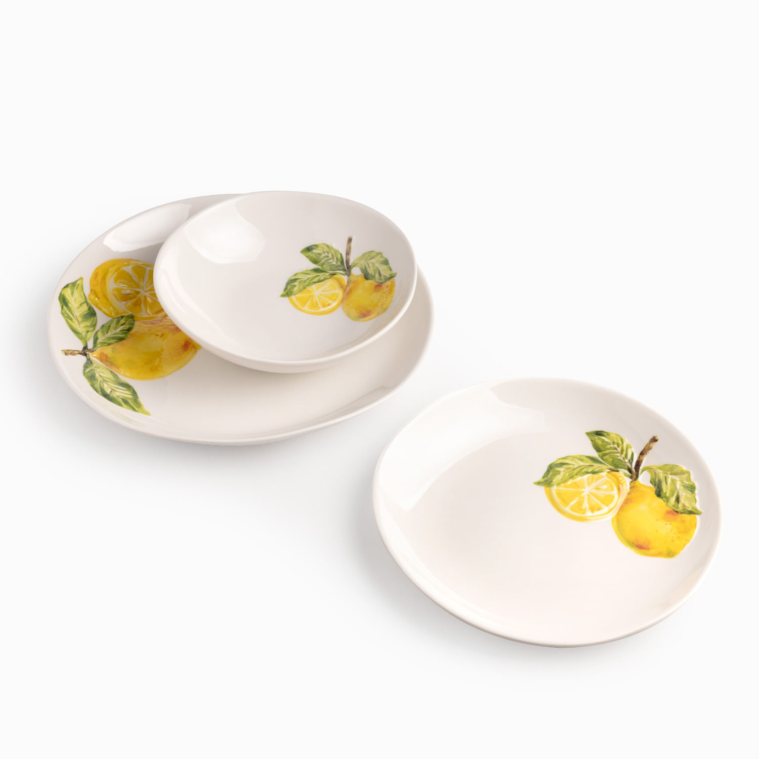 Plato mediano Limones 22cm - Imagen 7