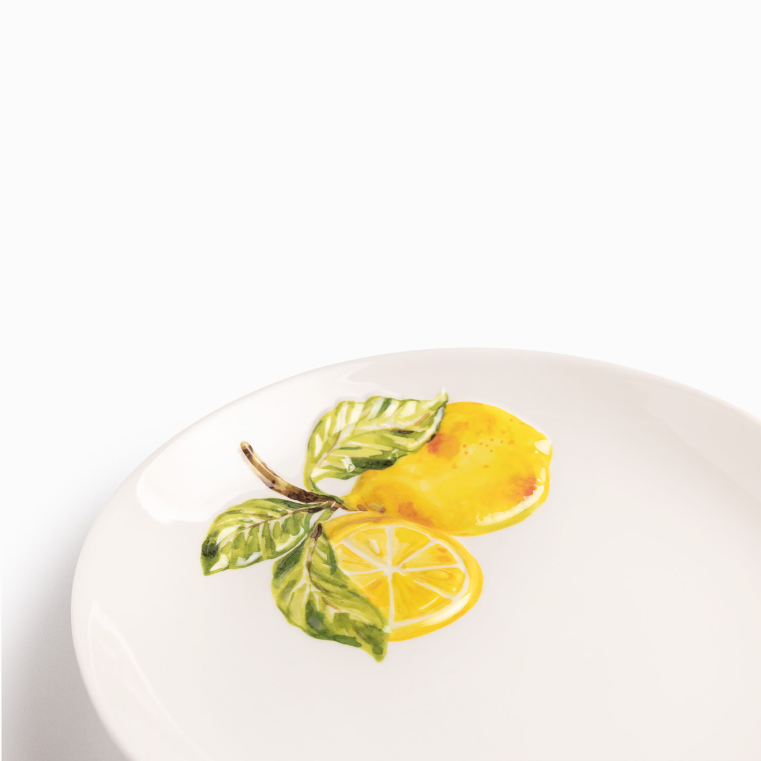 Plato mediano Limones 22cm - Imagen 3