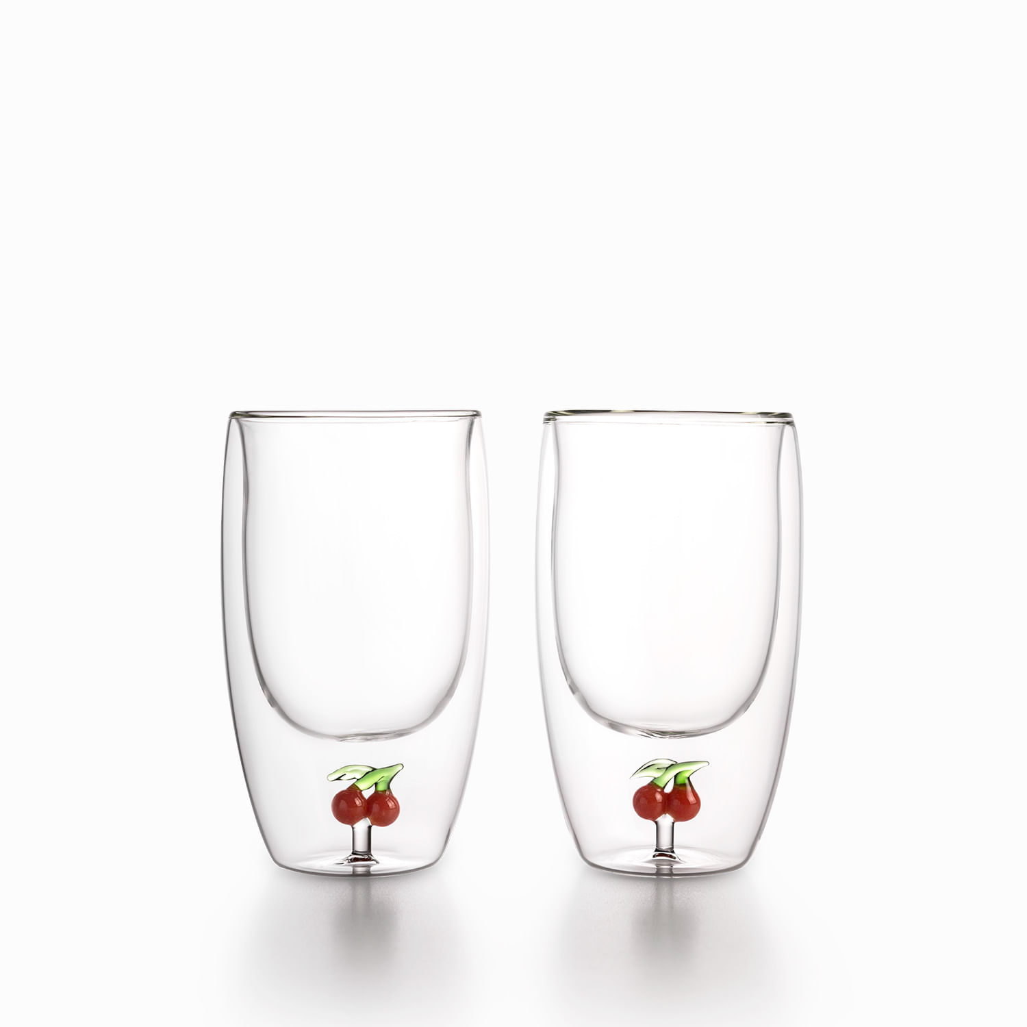 Vaso cereza doble pared 350ml set x2