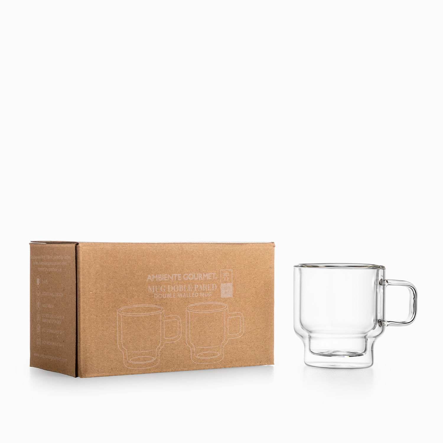 Mug doble pared 100ml set x2 - Imagen 4