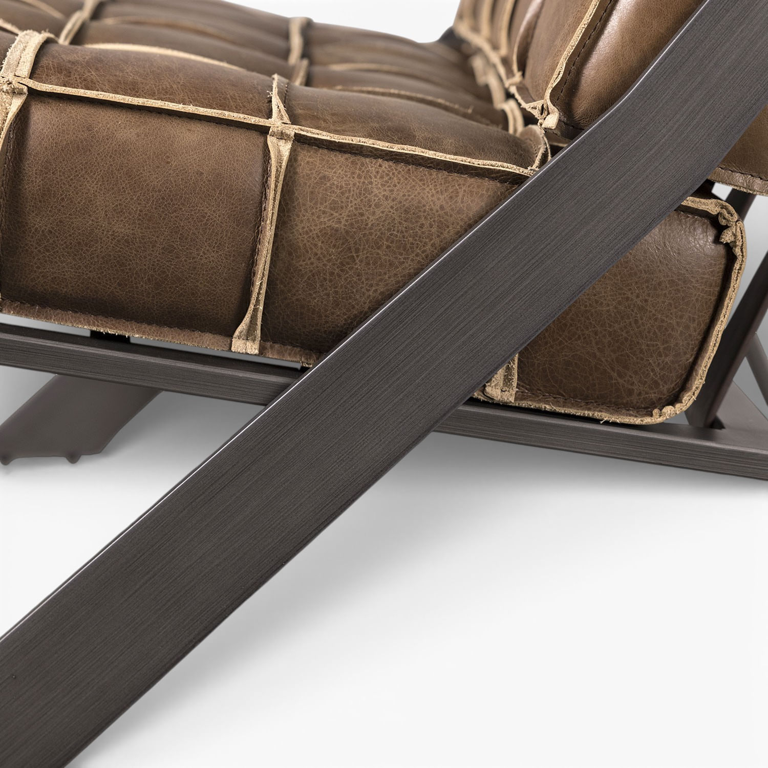 Poltrona nicola capitoneada miel - Imagen 3