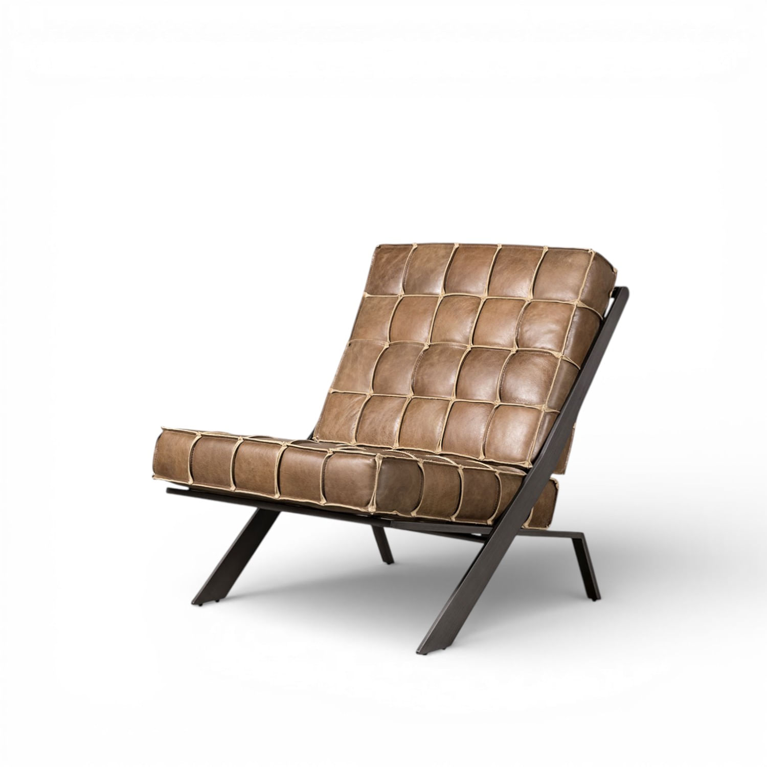 Poltrona nicola capitoneada miel