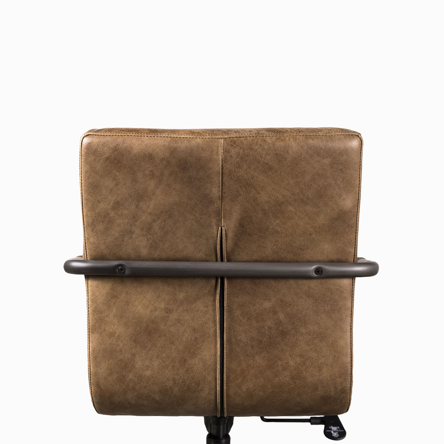 Silla de escritorio espaldar bajo cuero - Imagen 6