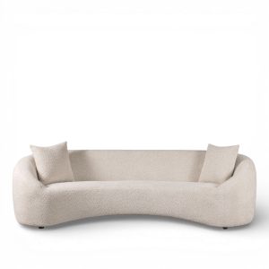 Sofá 3 puestos Pandora beige boucle 70x268x98