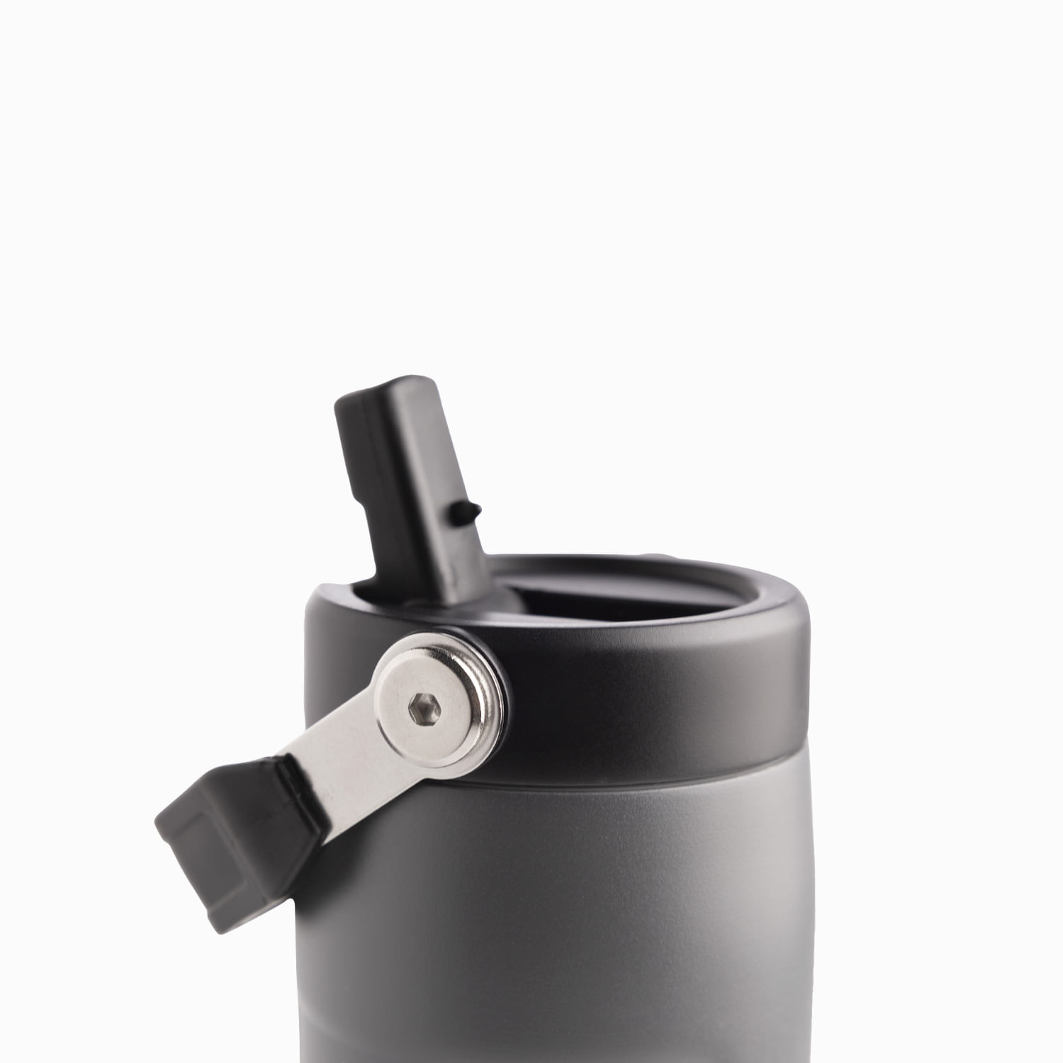 Termo doble pared con pitillo gris 500ml - Imagen 6