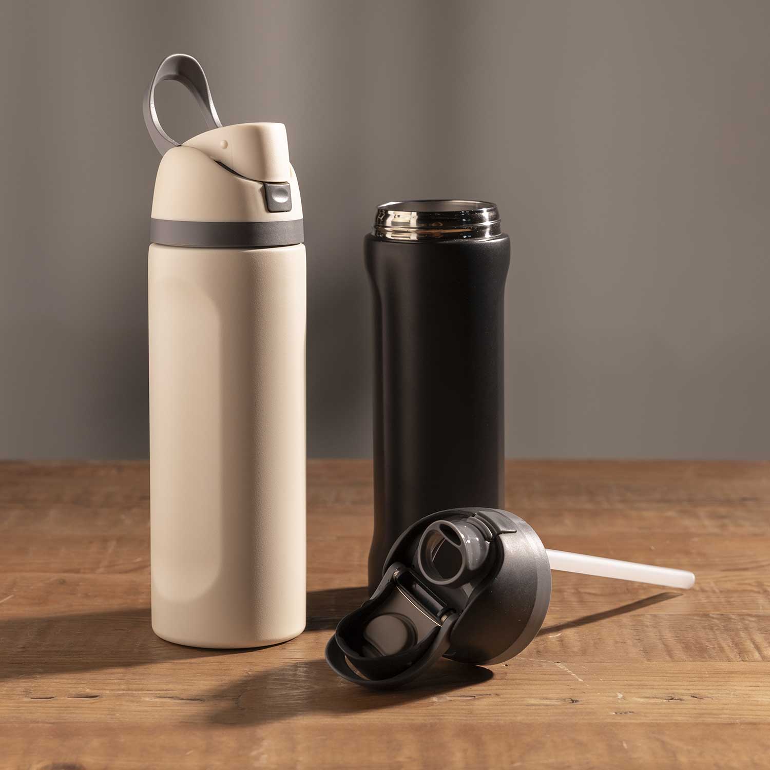 Termo doble pared marfil 750ml - Imagen 2