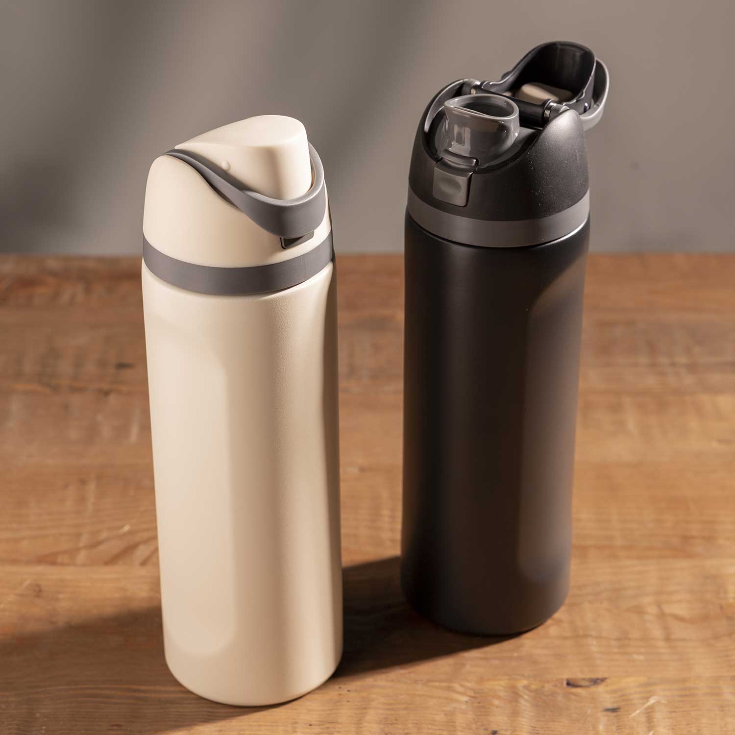 Termo doble pared negro 750ml - Imagen 2