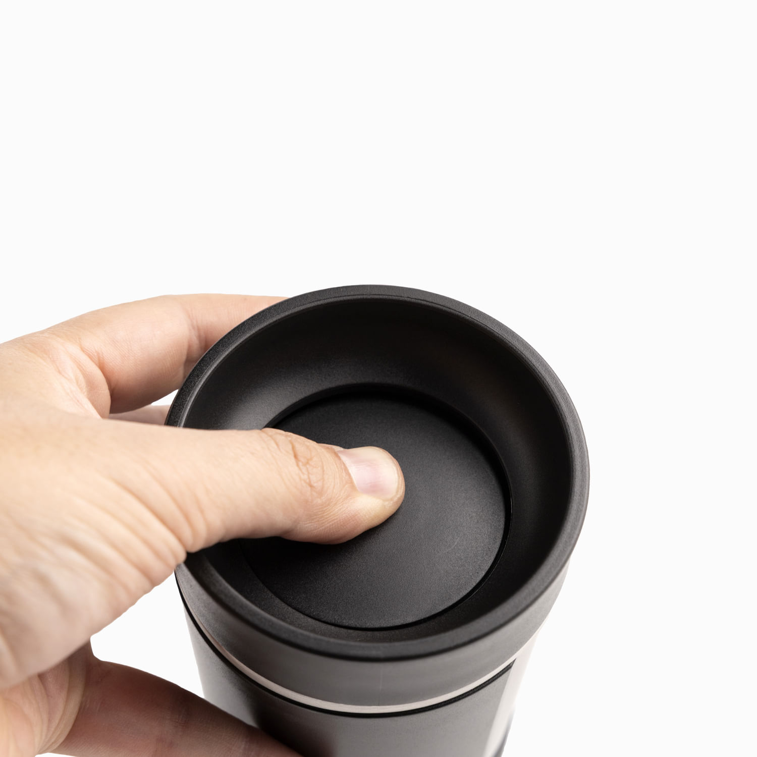 Vaso doble pared negro 400ml - Imagen 4