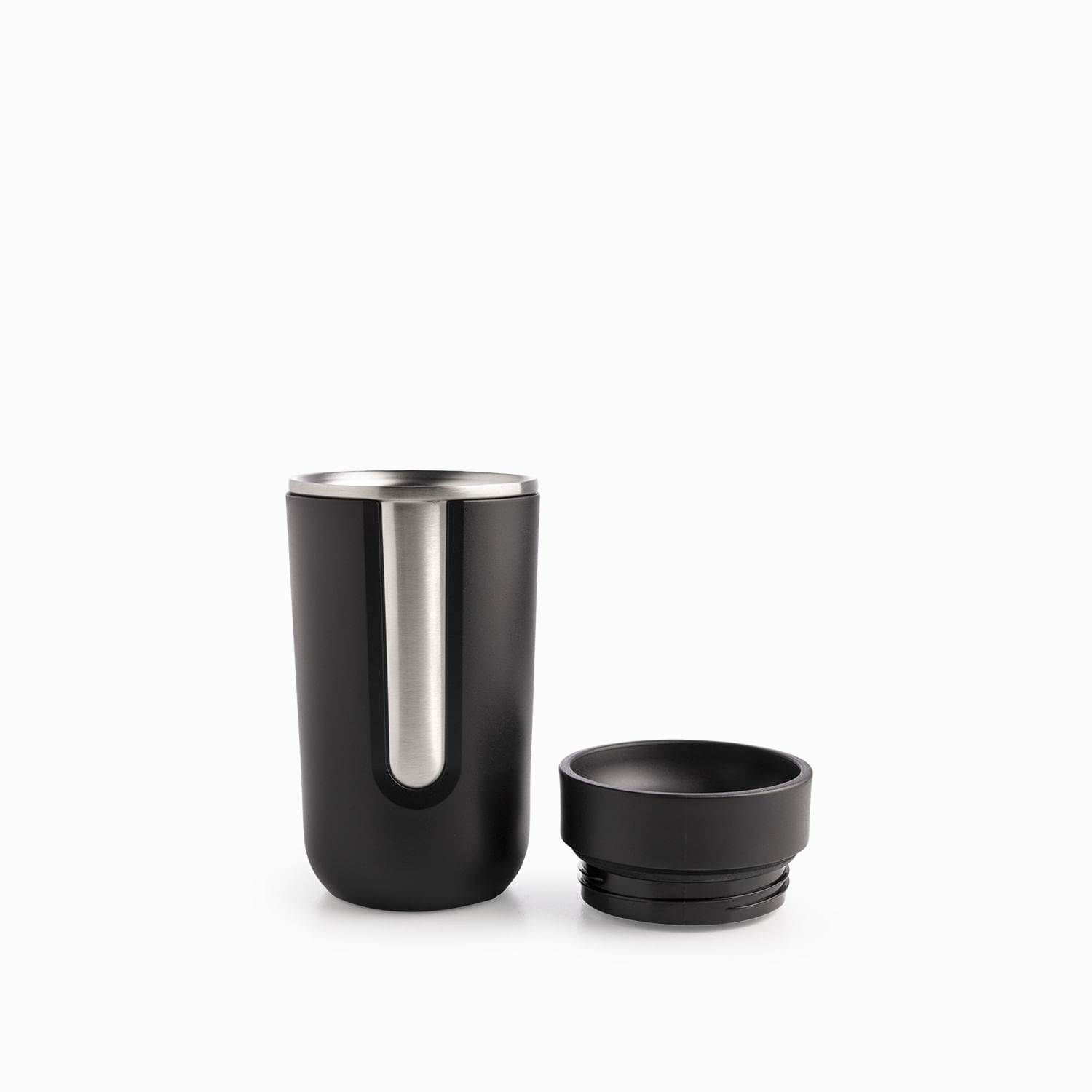 Vaso doble pared negro 400ml - Imagen 6