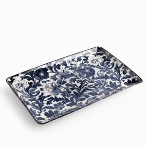 Bandeja Jardín Índigo 36x24cm