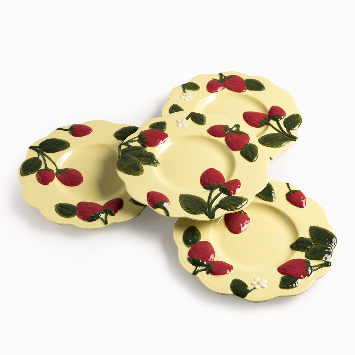 Plato mediano fresa 21cm set x4 - Imagen 5