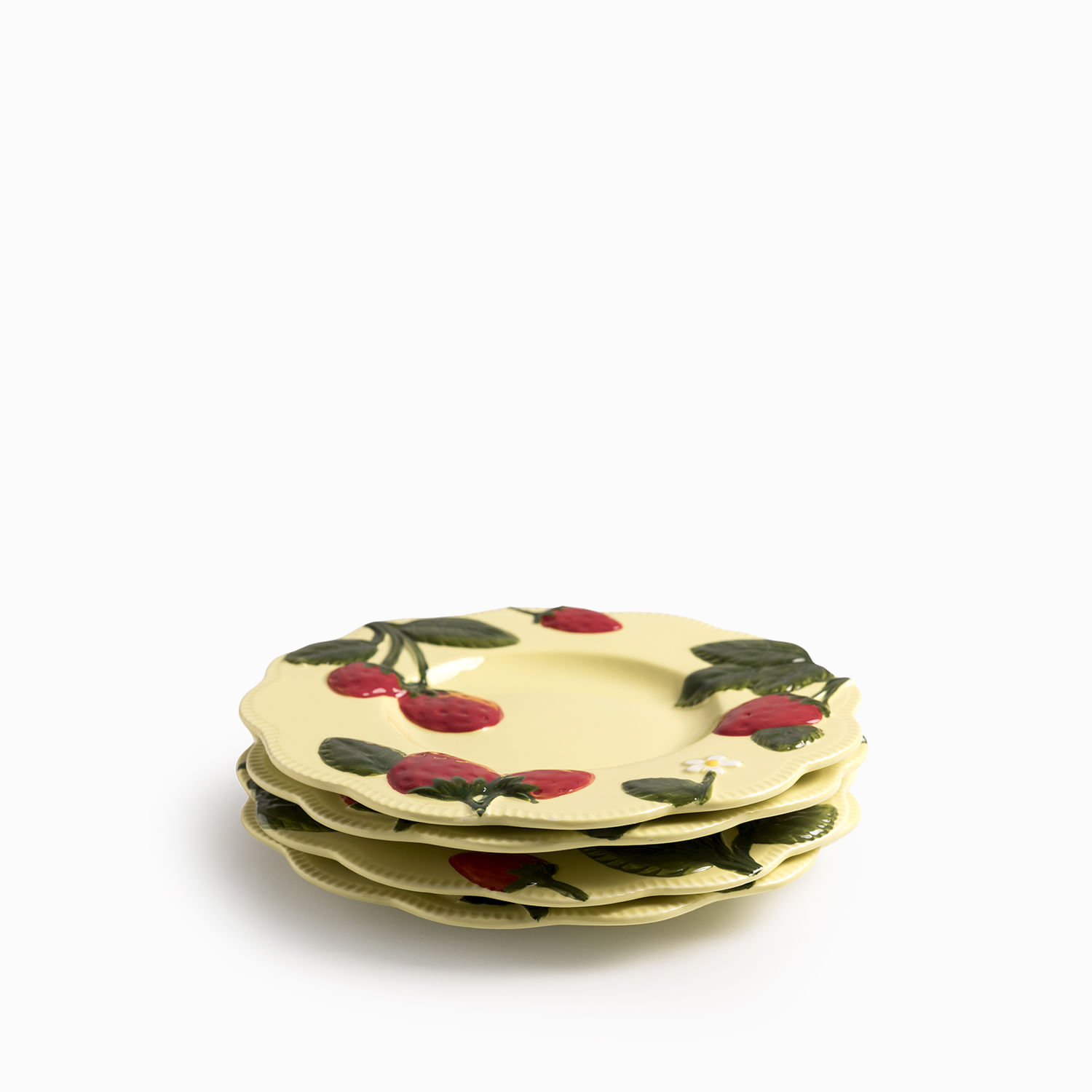 Plato mediano fresa 21cm set x4 - Imagen 4