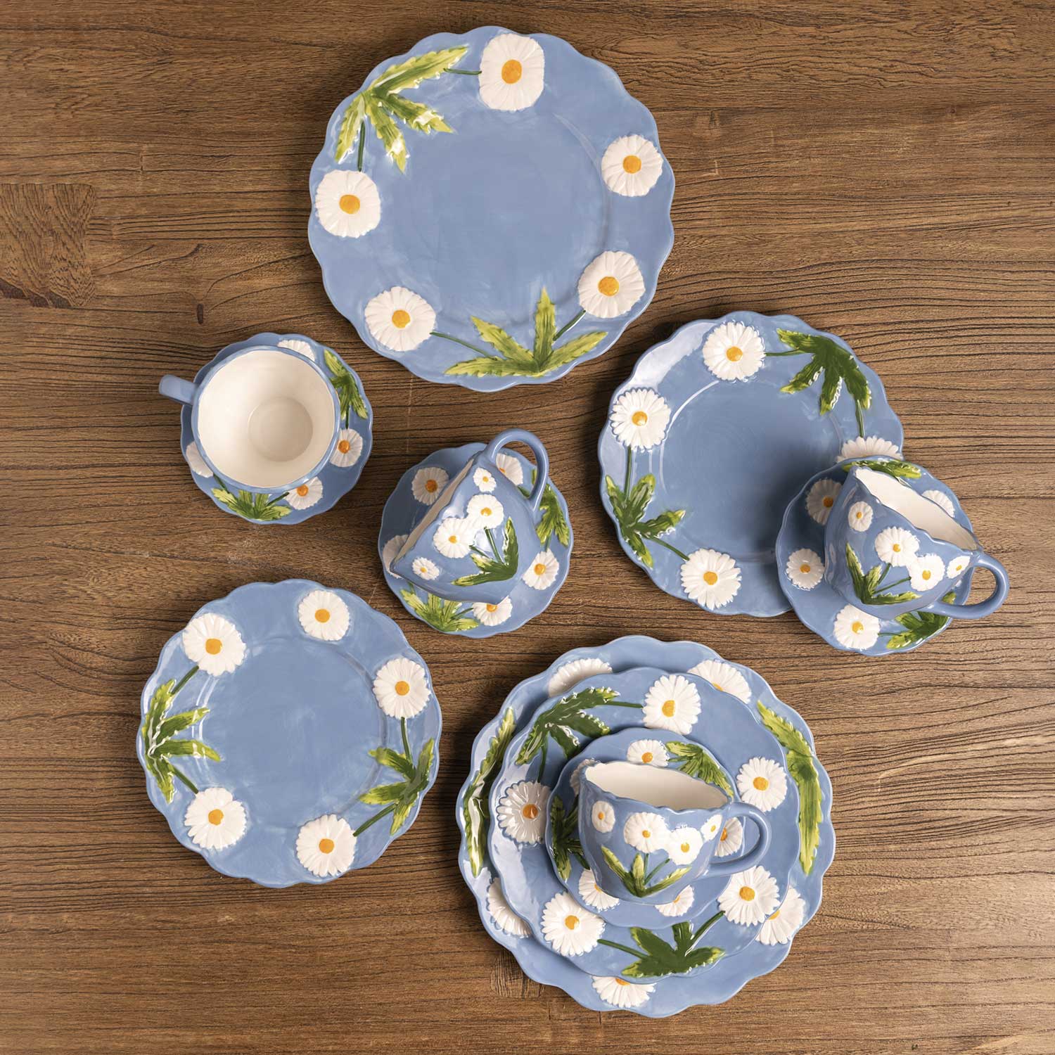 Plato principal Margarita 27cm set x2 - Imagen 4