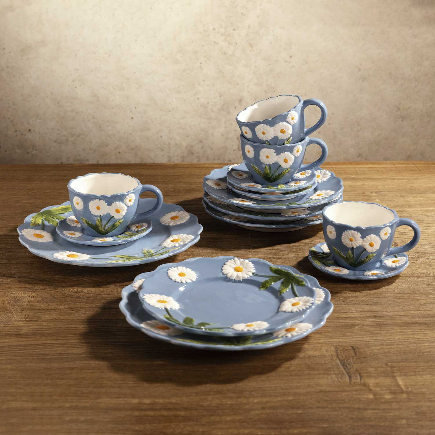 Plato principal Margarita 27cm set x2 - Imagen 2