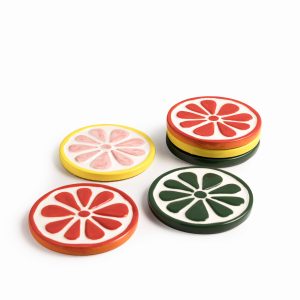 Portavasos cítricos set x6