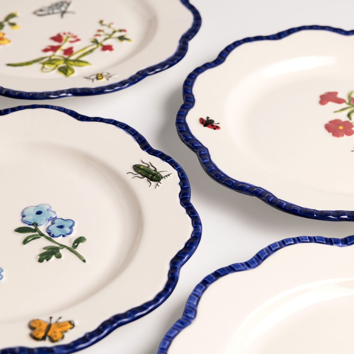 Plato mediano Primavera 20cm set x4 - Imagen 5