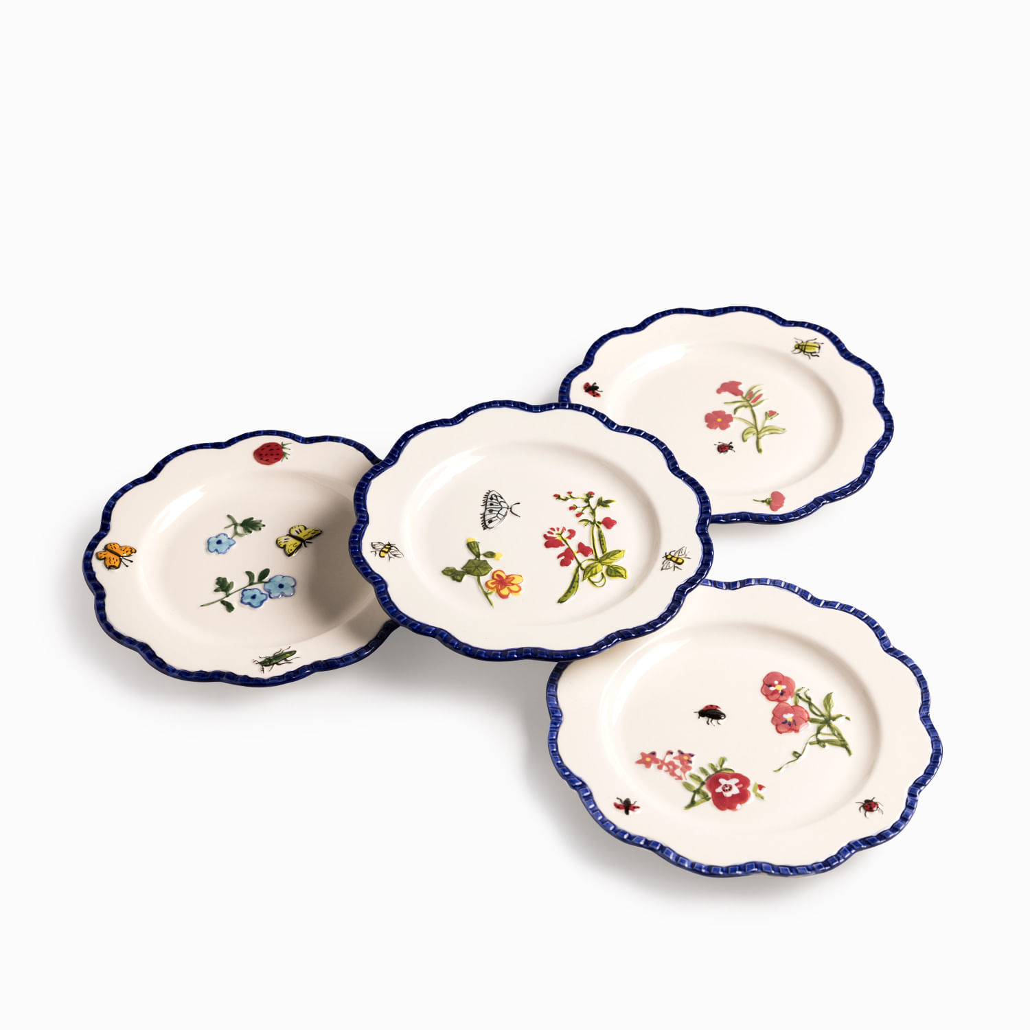 Plato mediano Primavera 20cm set x4 - Imagen 6