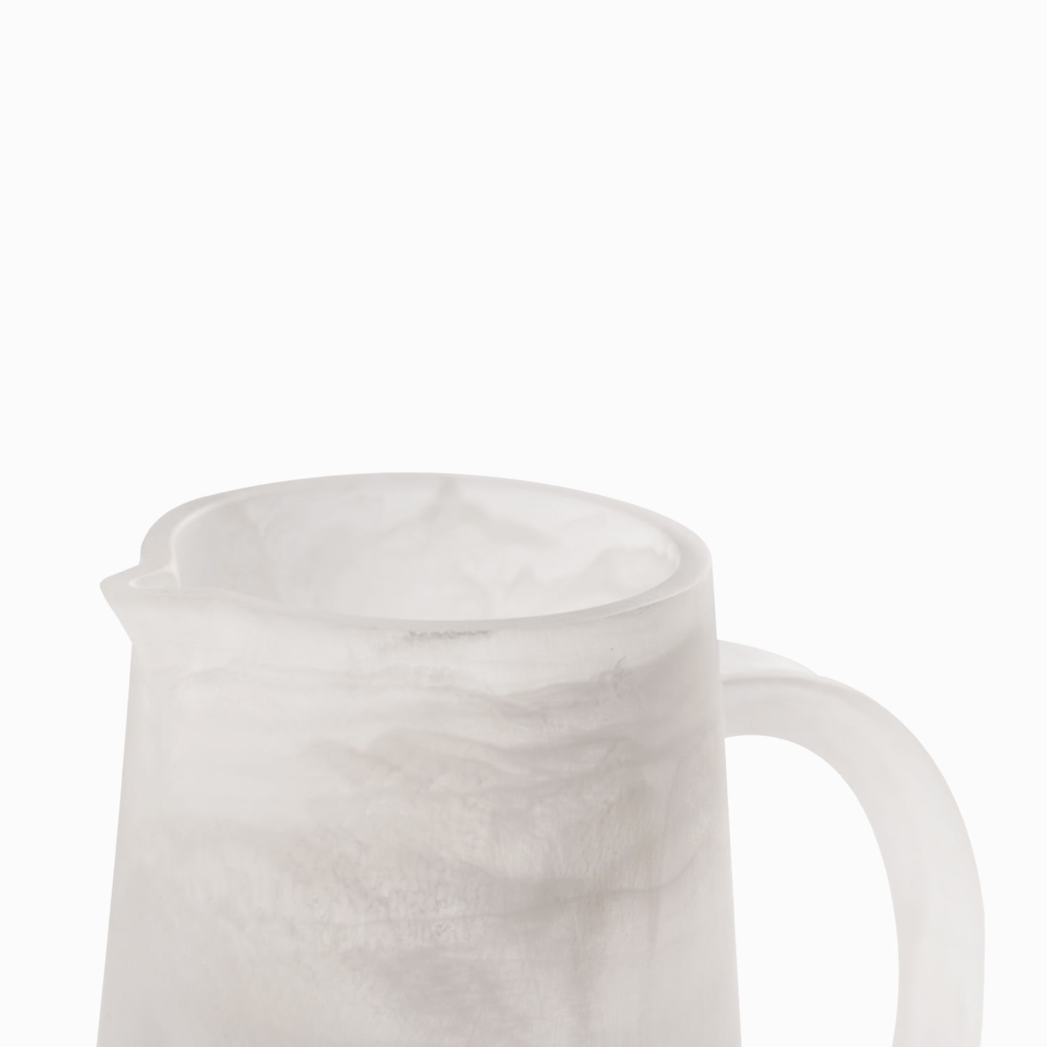 Jarra en resina blanca - Imagen 3