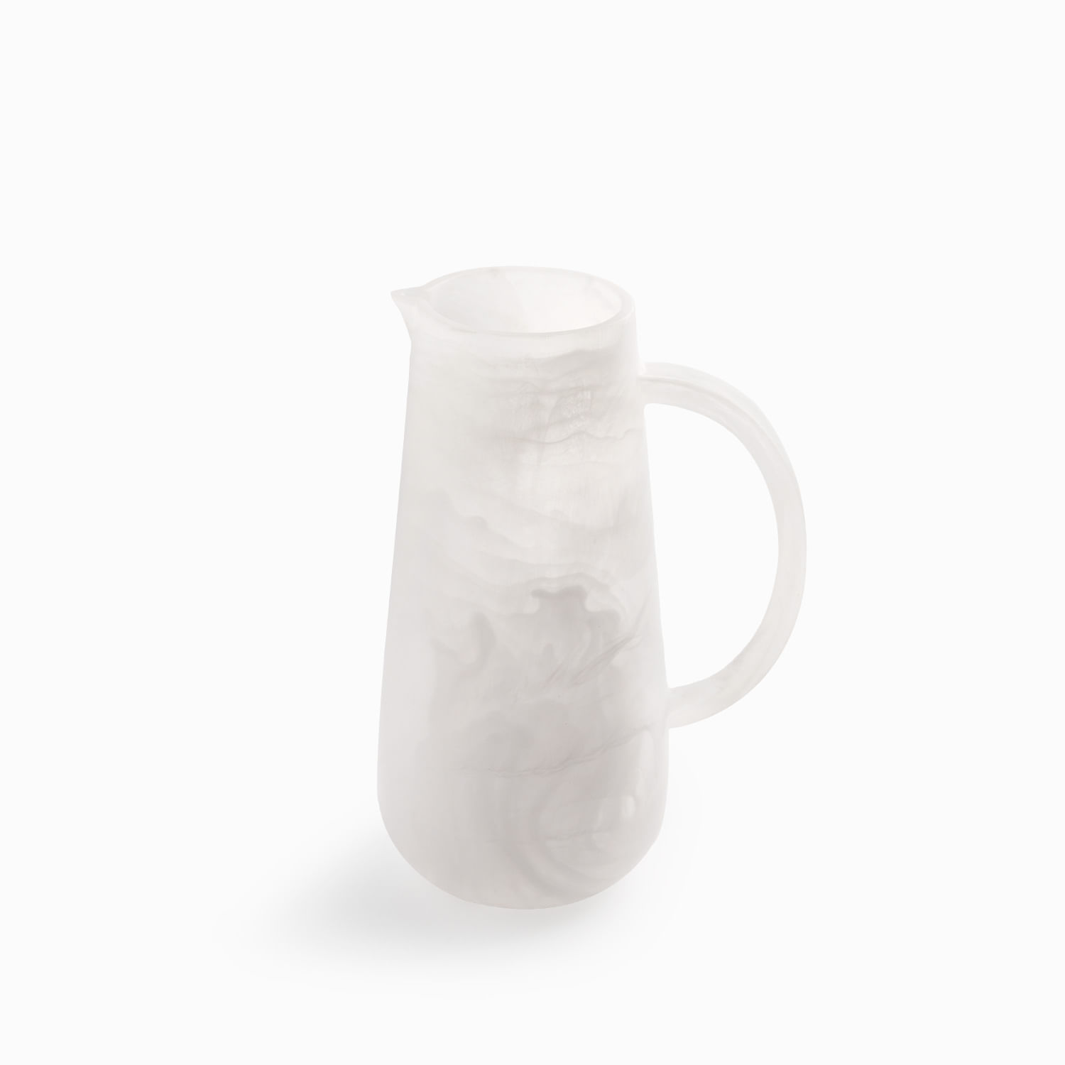 Jarra en resina blanca