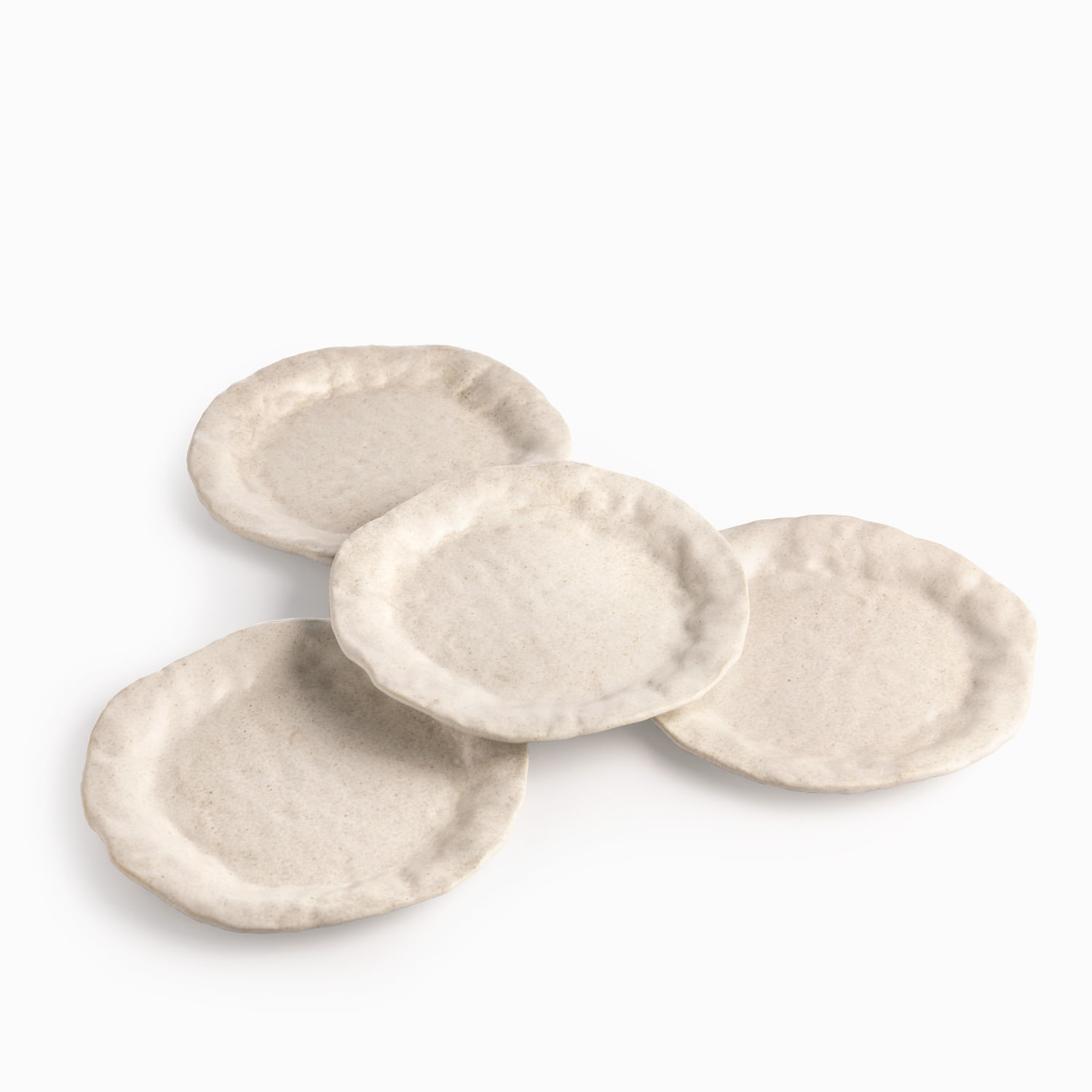 Plato mediano Nahua 21cm set x4 - Imagen 6