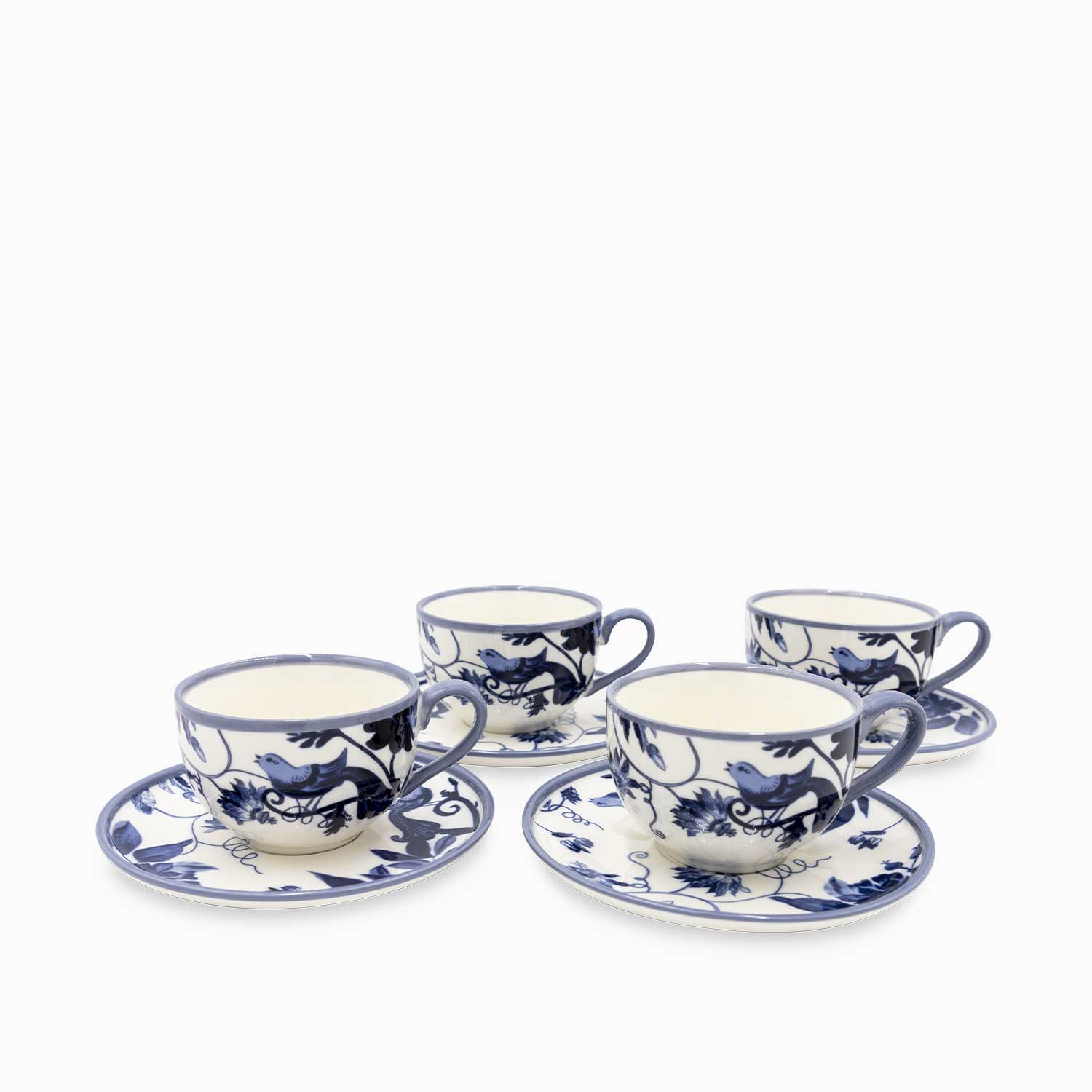 Pocillo y plato Porto 200ml 8 piezas