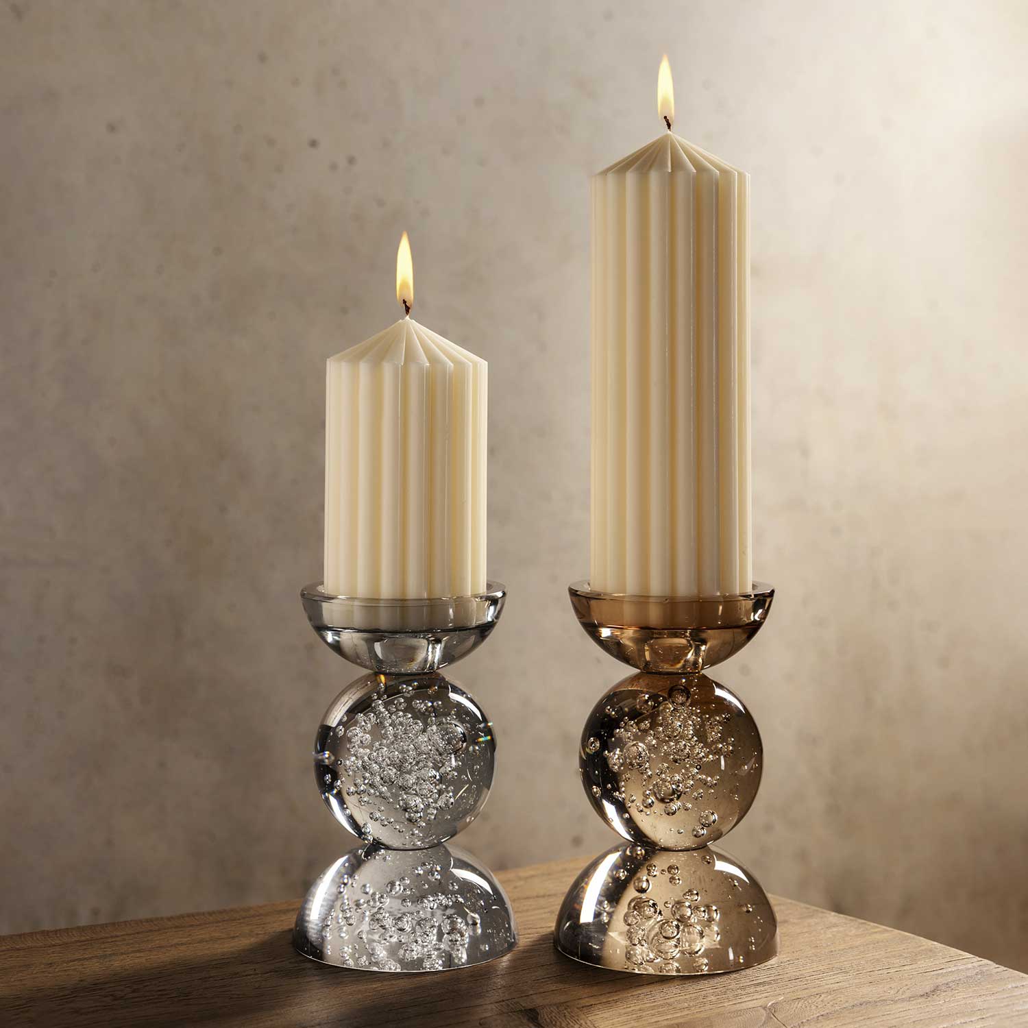Candelabro Belina gris - Imagen 2