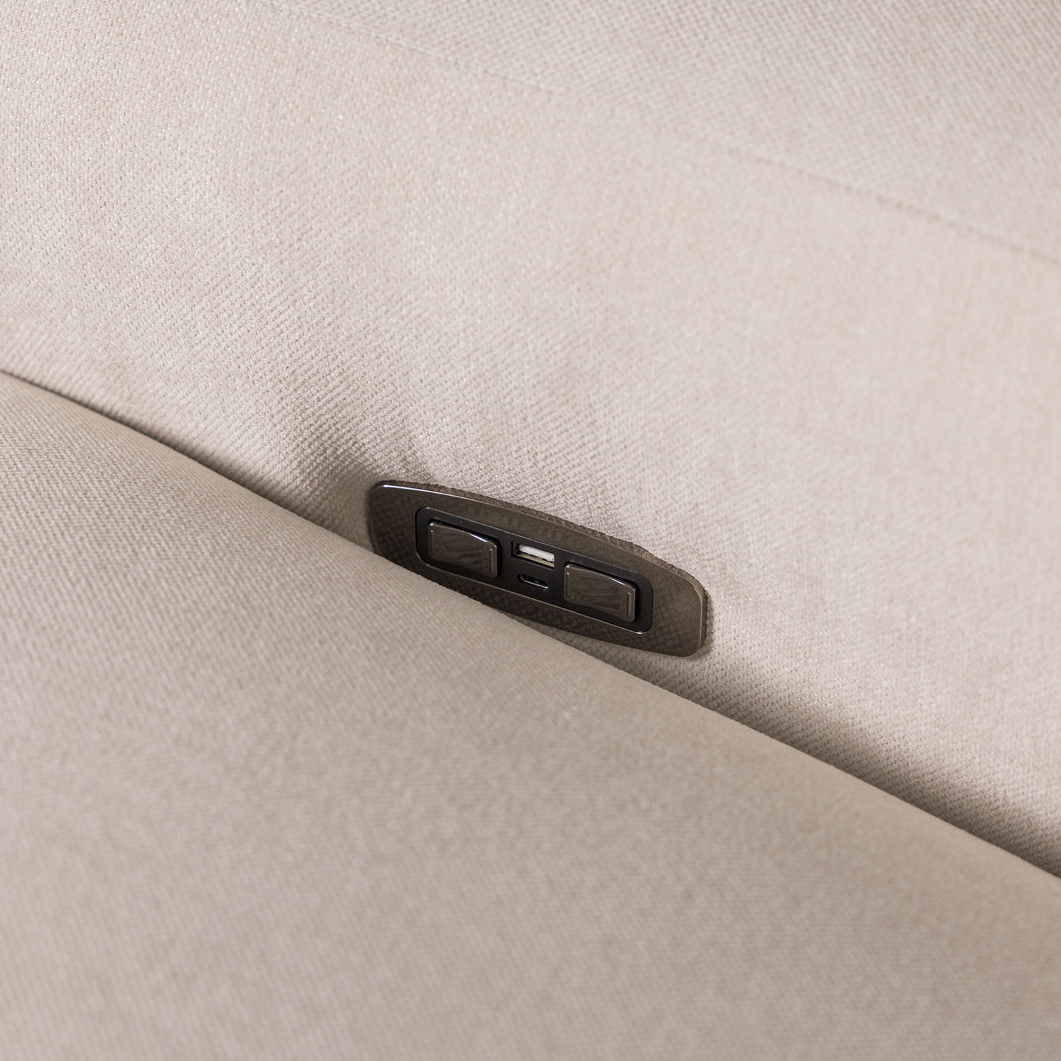 Sofá 1 puestos reclinable Leo beige - Imagen 5