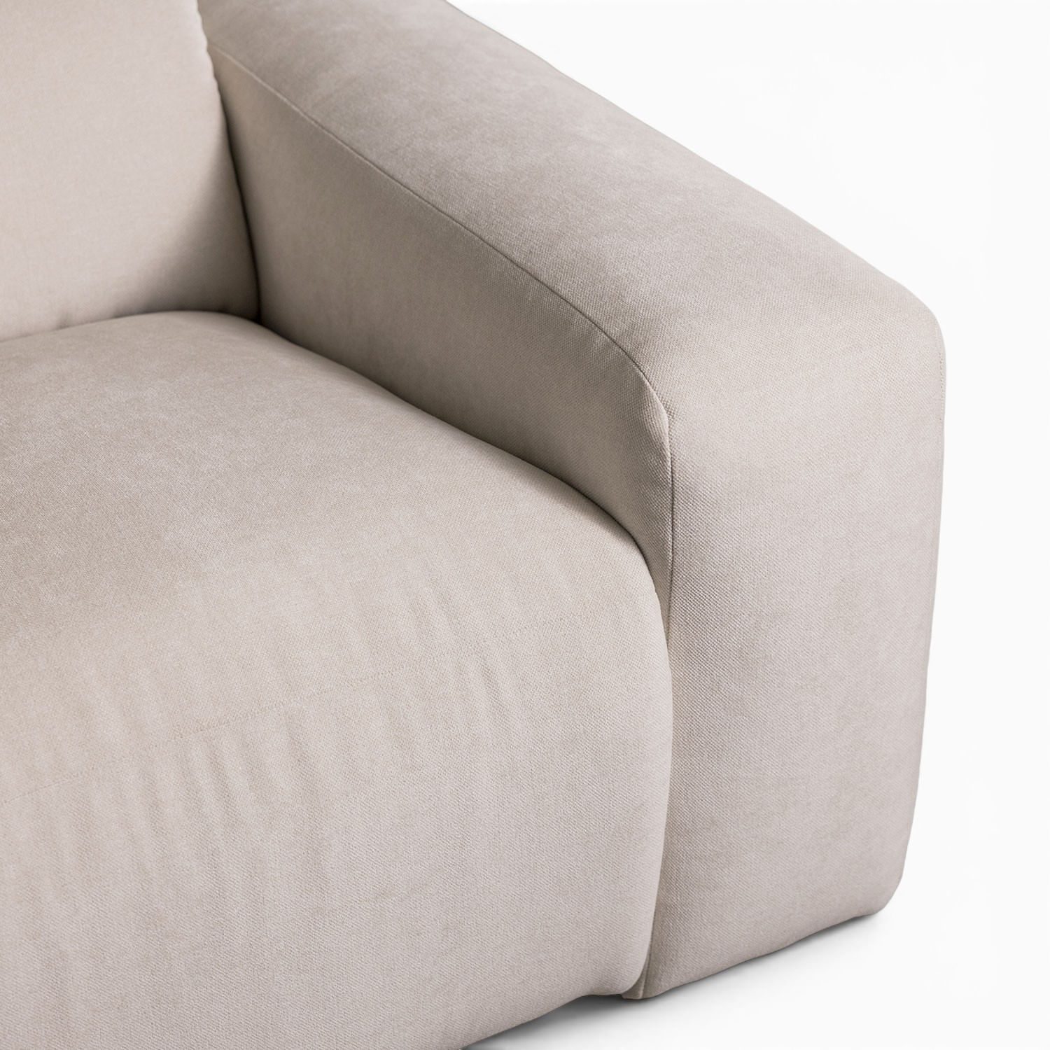 Sofá 1 puestos reclinable Leo beige - Imagen 2