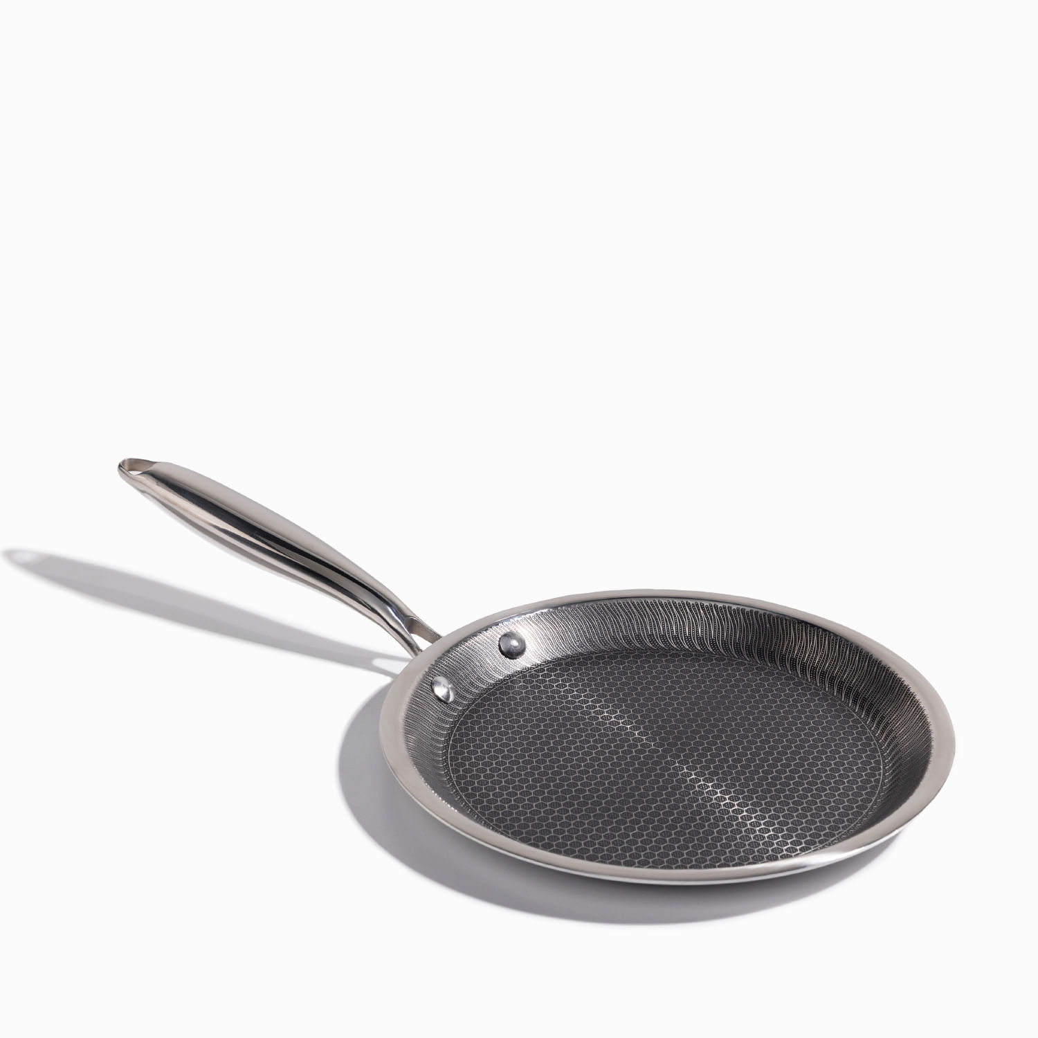 Plancha redonda en acero inoxidable 24cm