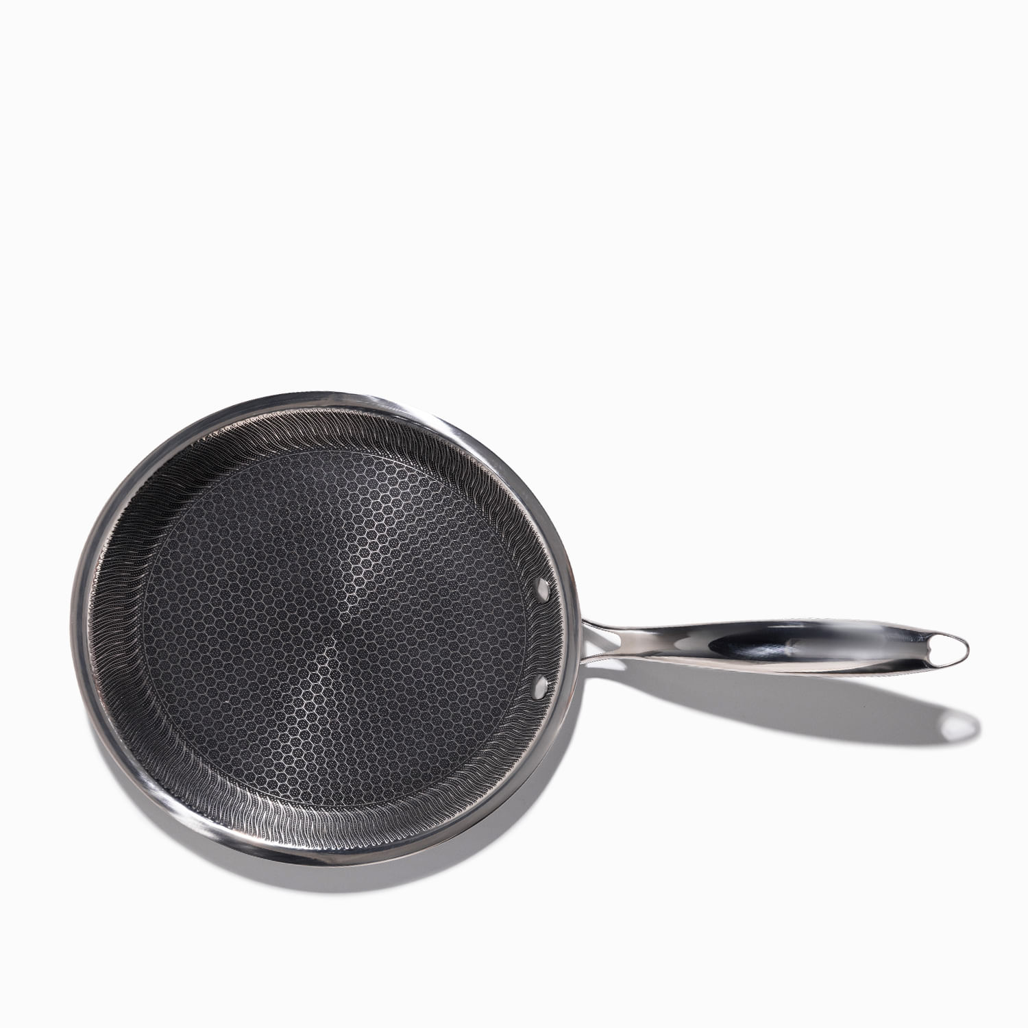 Plancha redonda en acero inoxidable 24cm - Imagen 4