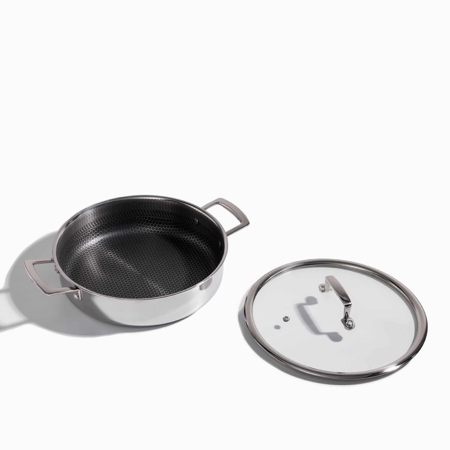 Olla en acero inoxidable con tapa 26cm - Imagen 2