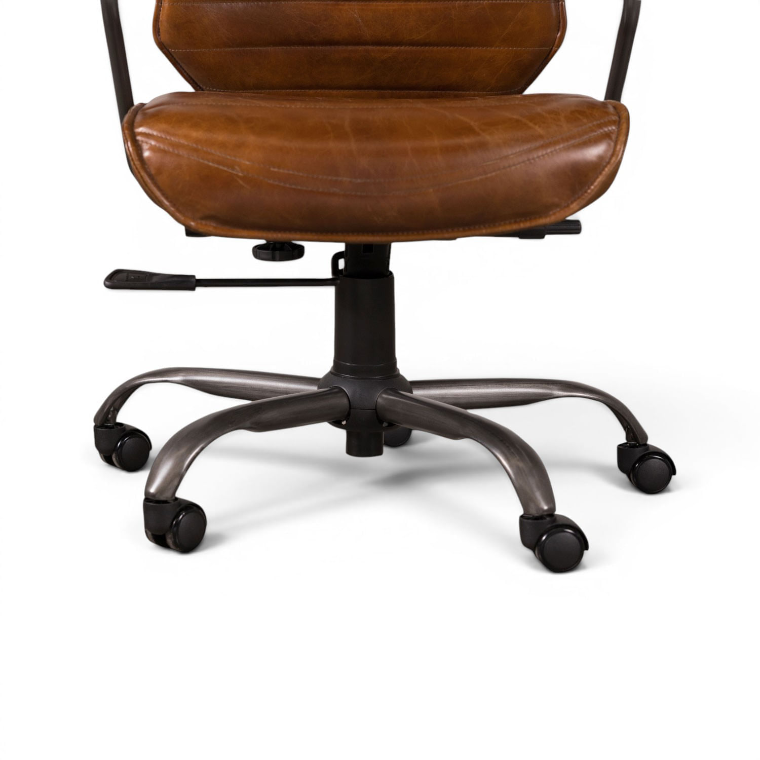 Silla cuero escritorio miel 100x65x67 - Imagen 12