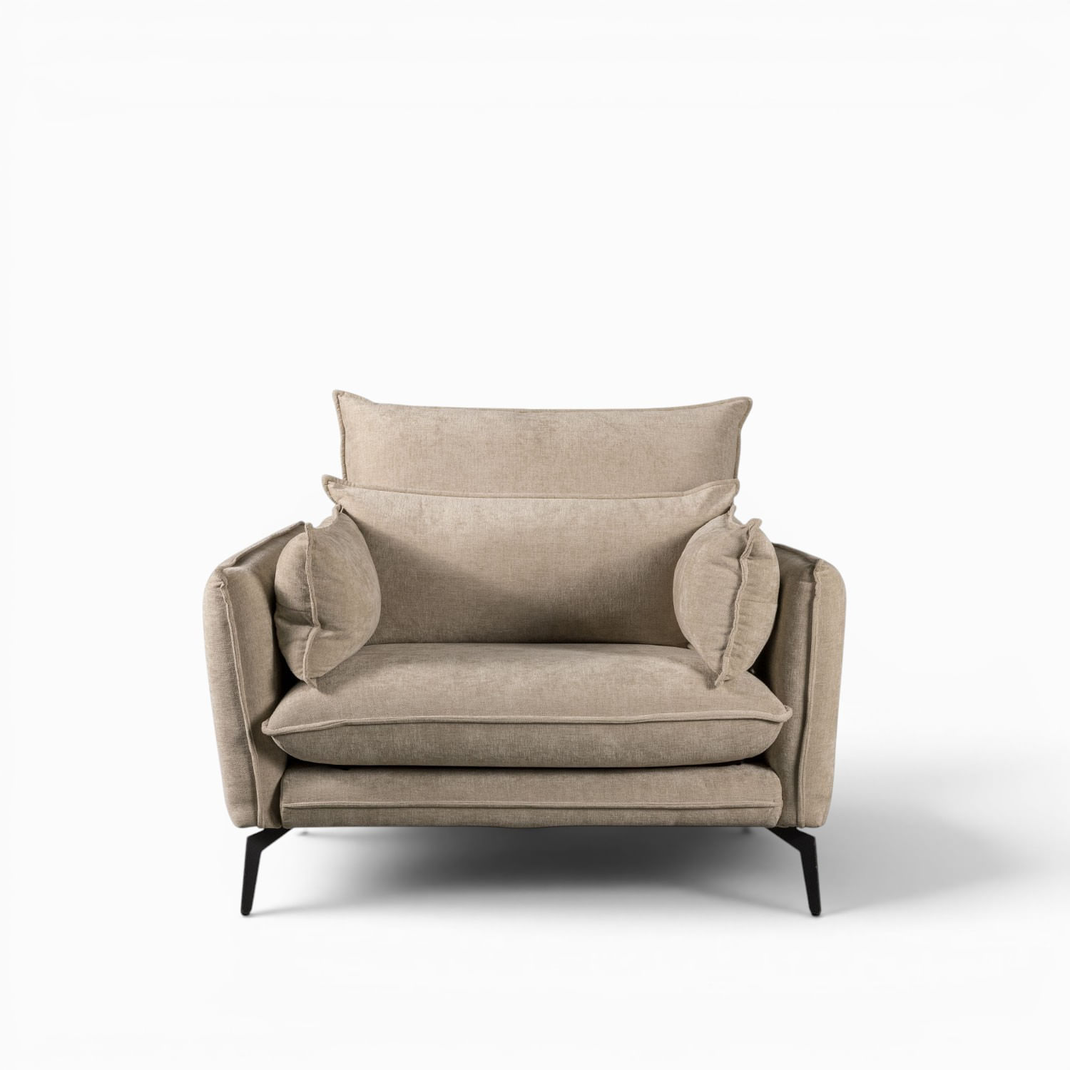 Poltrona Alina taupe - Imagen 2