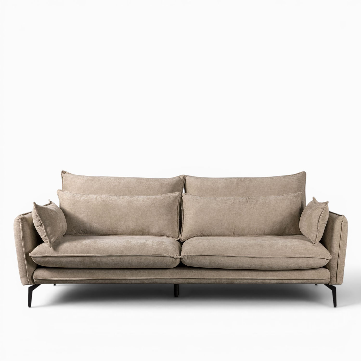 Sofá Alina 3 puestos taupe