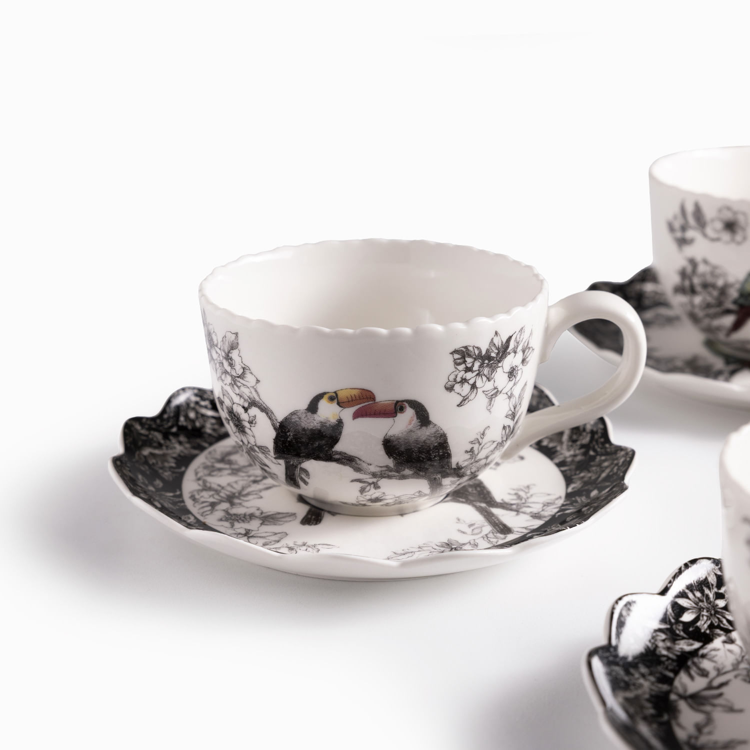 Pocillo y plato Alma Silvestre set x4 - Imagen 2