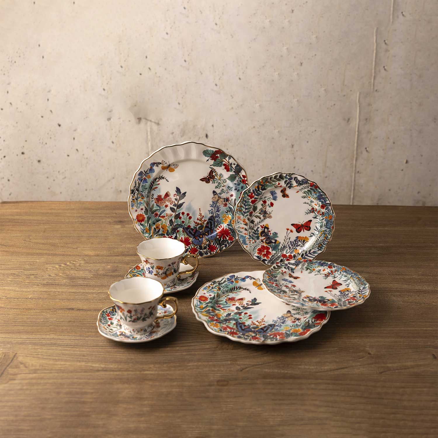 Plato principal Crisalia 27cm set x2 - Imagen 3