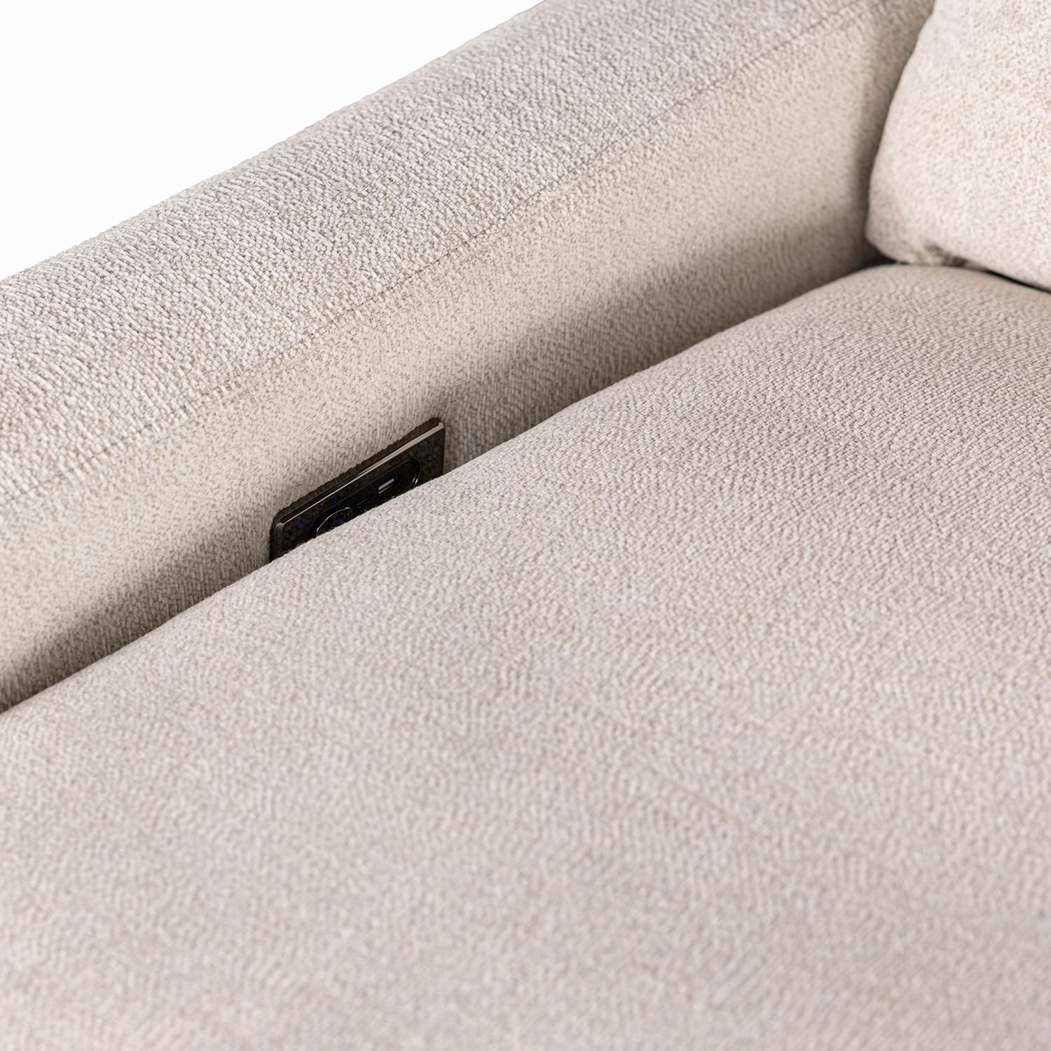 Reclinable eléctrico 1 puesto Nuva beige - Imagen 6