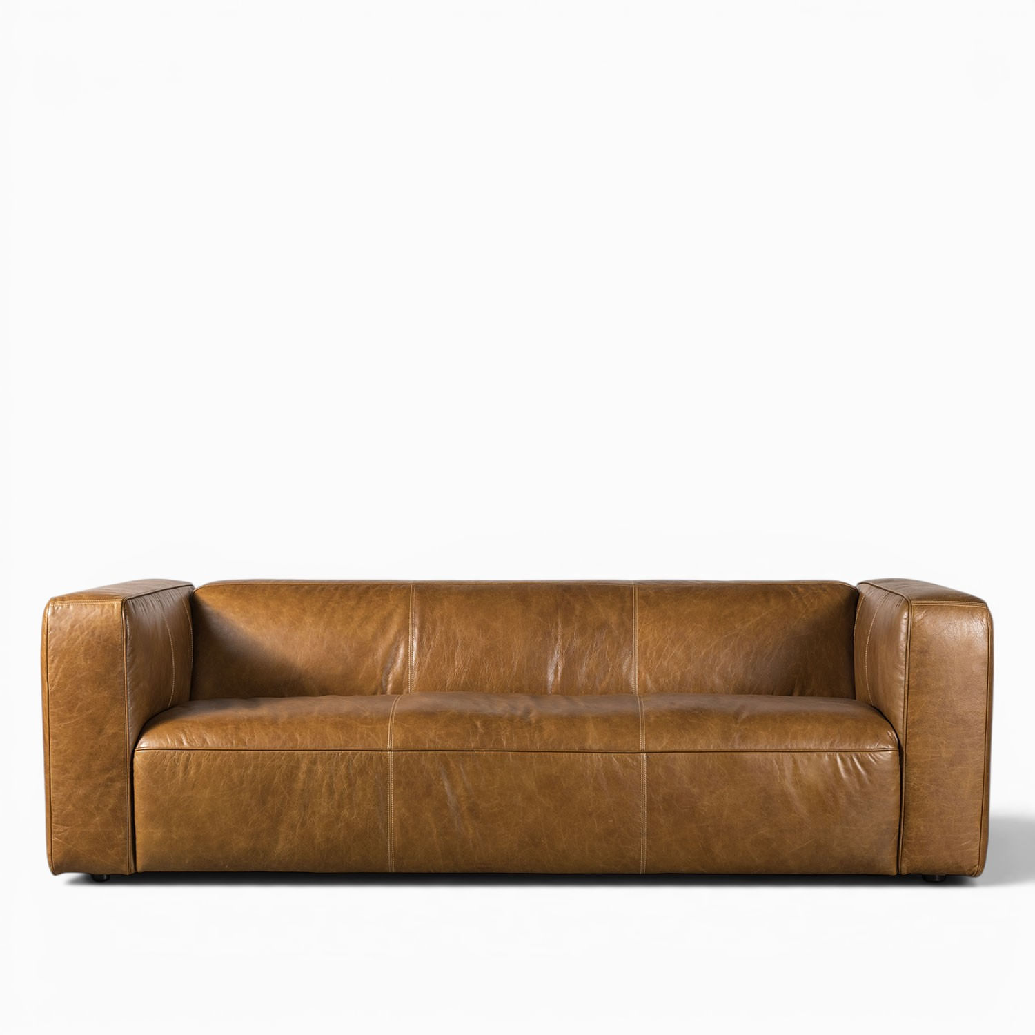 Sofá Andalucia 3 puestos Cuba brown 68x245x100 cm