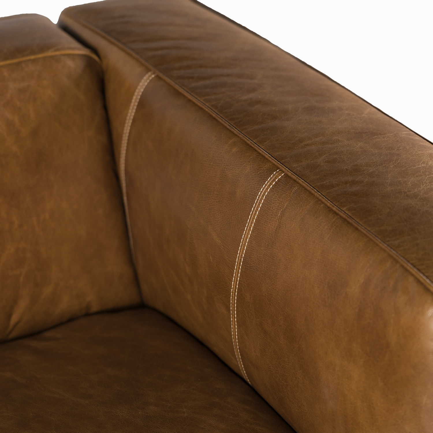 Sofá Andalucia 3 puestos Cuba brown 68x245x100 cm - Imagen 5