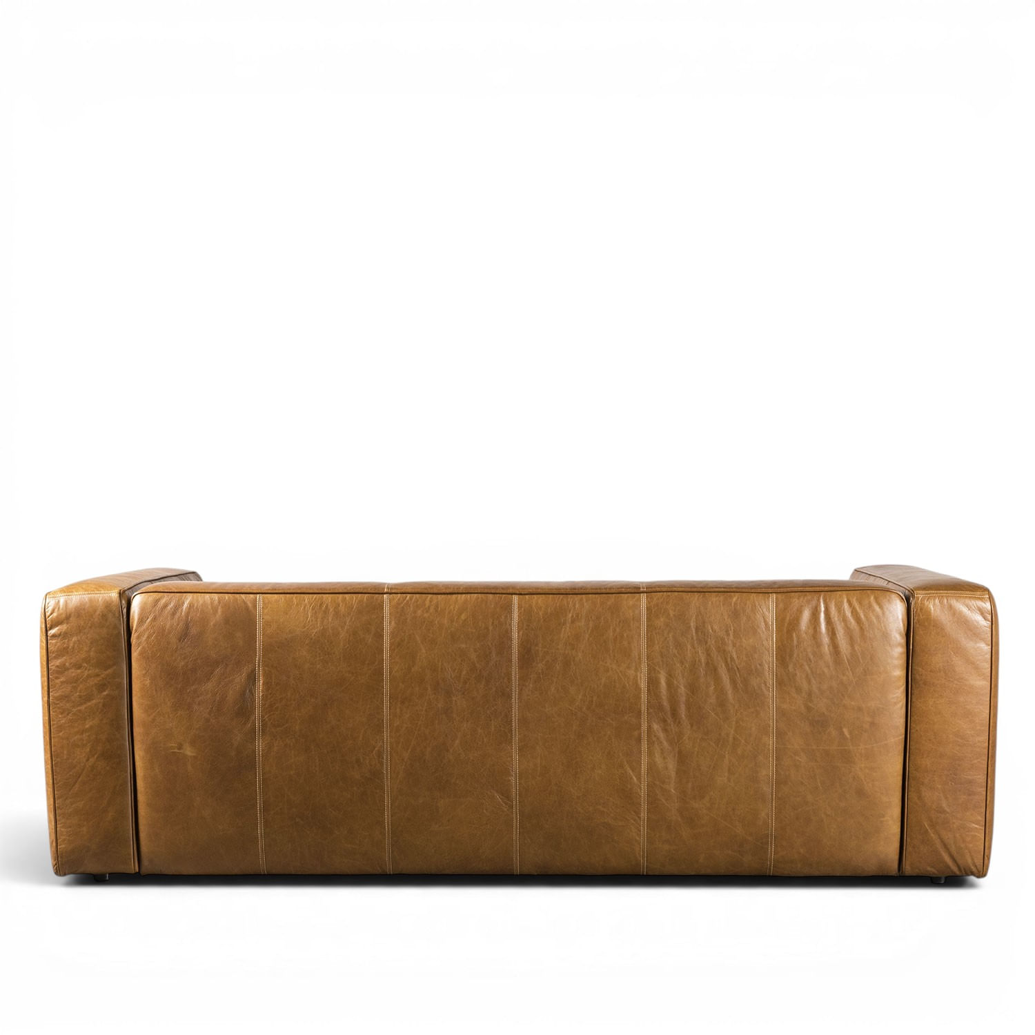 Sofá Andalucia 3 puestos Cuba brown 68x245x100 cm - Imagen 8