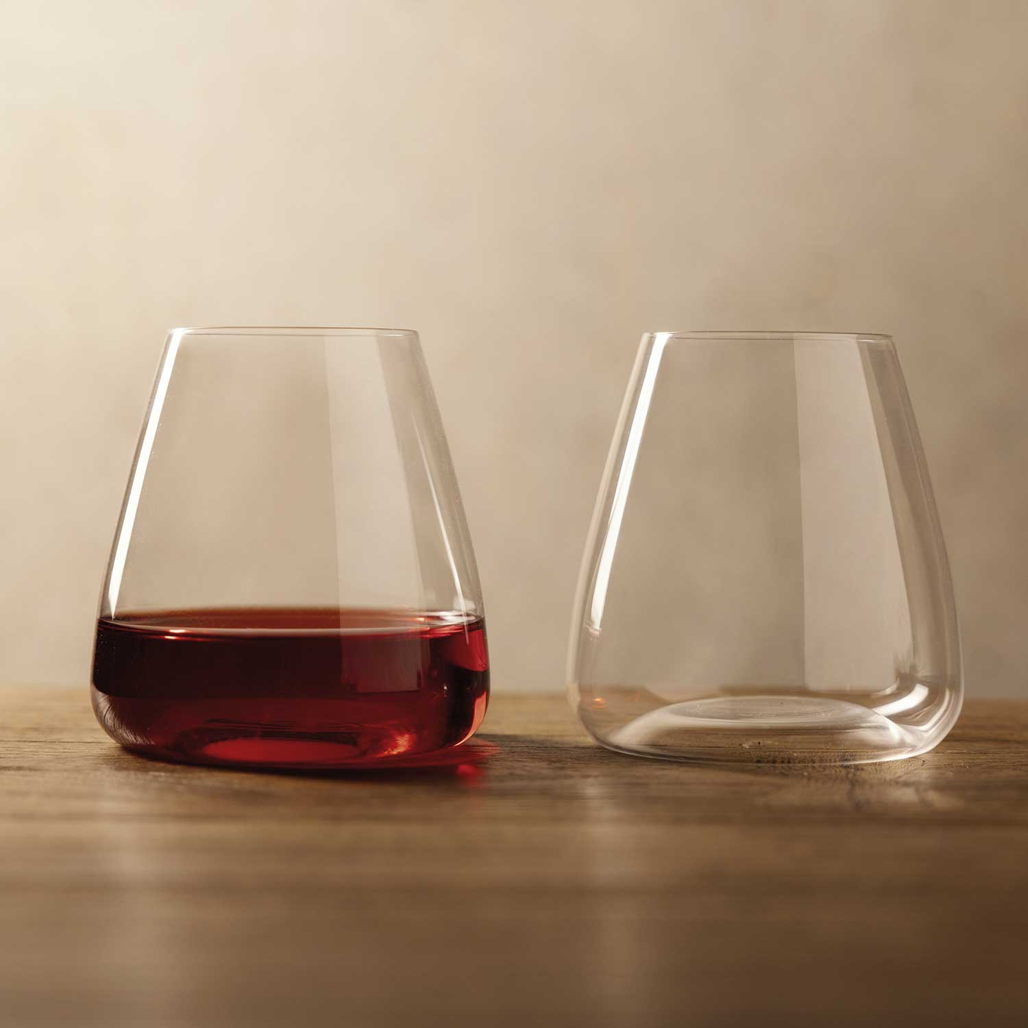 Vaso ovni en cristal 450ml set x2 - Imagen 2