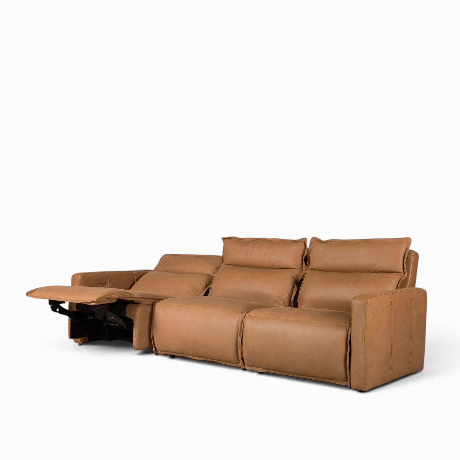 Reclinable Budapest 3 puestos caramelo 98x309x111cm - Imagen 8