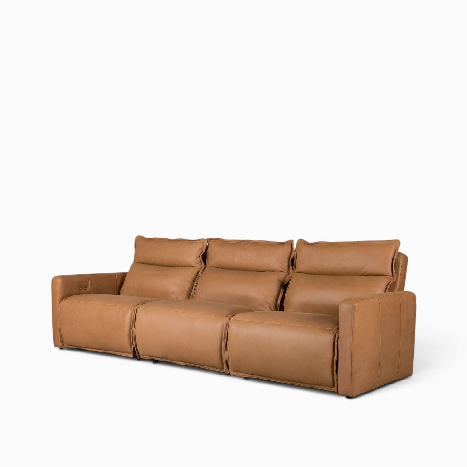 Reclinable Budapest 3 puestos caramelo 98x309x111cm - Imagen 6