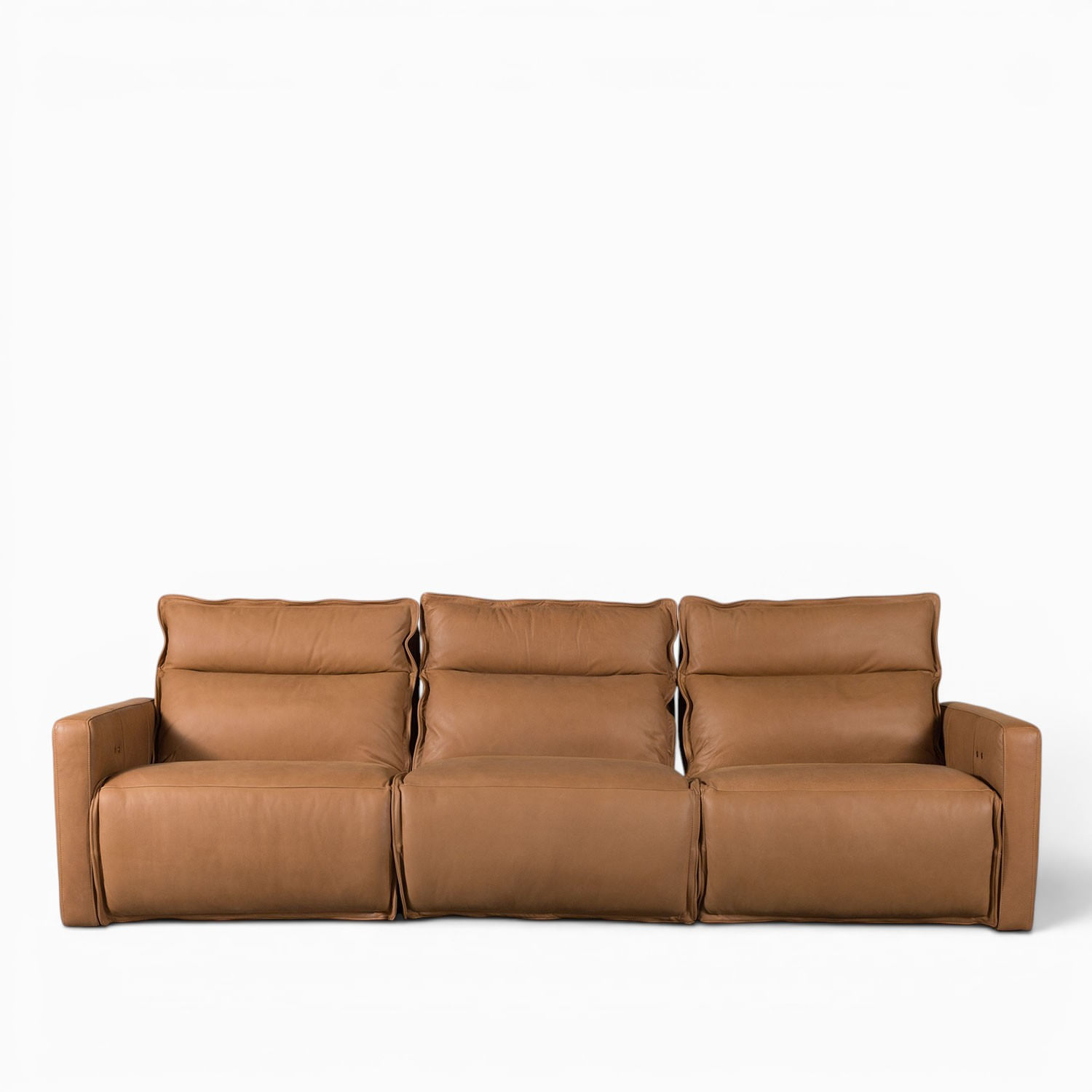 Reclinable Budapest 3 puestos caramelo 98x309x111cm