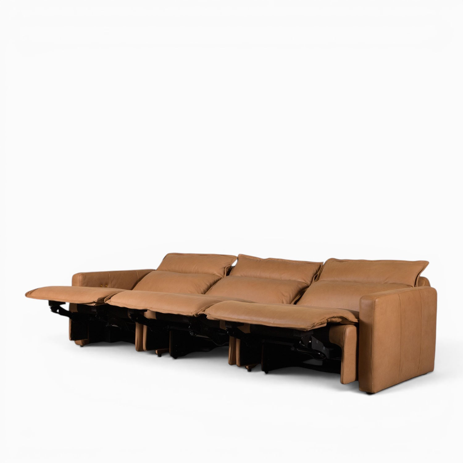 Reclinable Budapest 3 puestos caramelo 98x309x111cm - Imagen 2