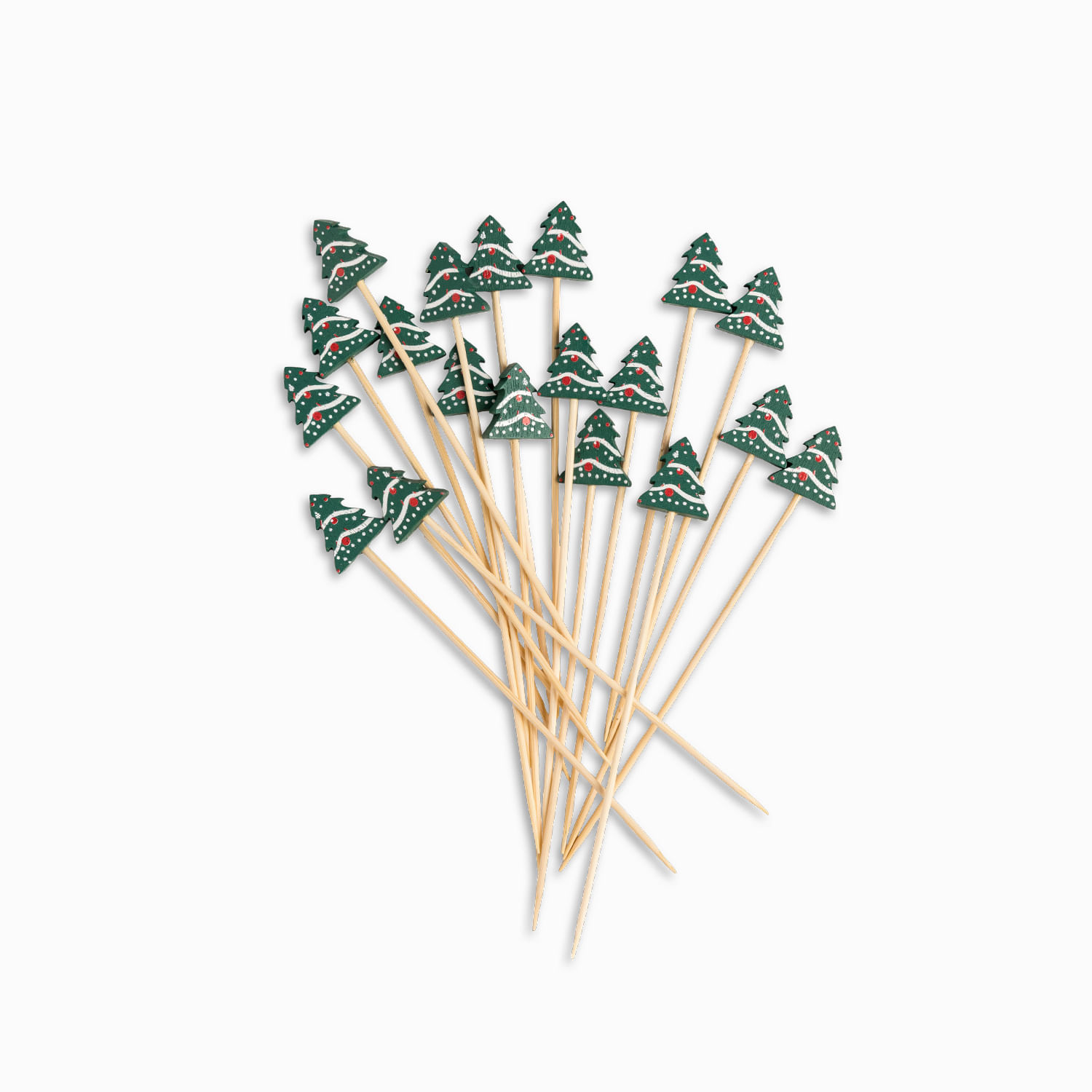 Pinchos en bambú árbol set x100